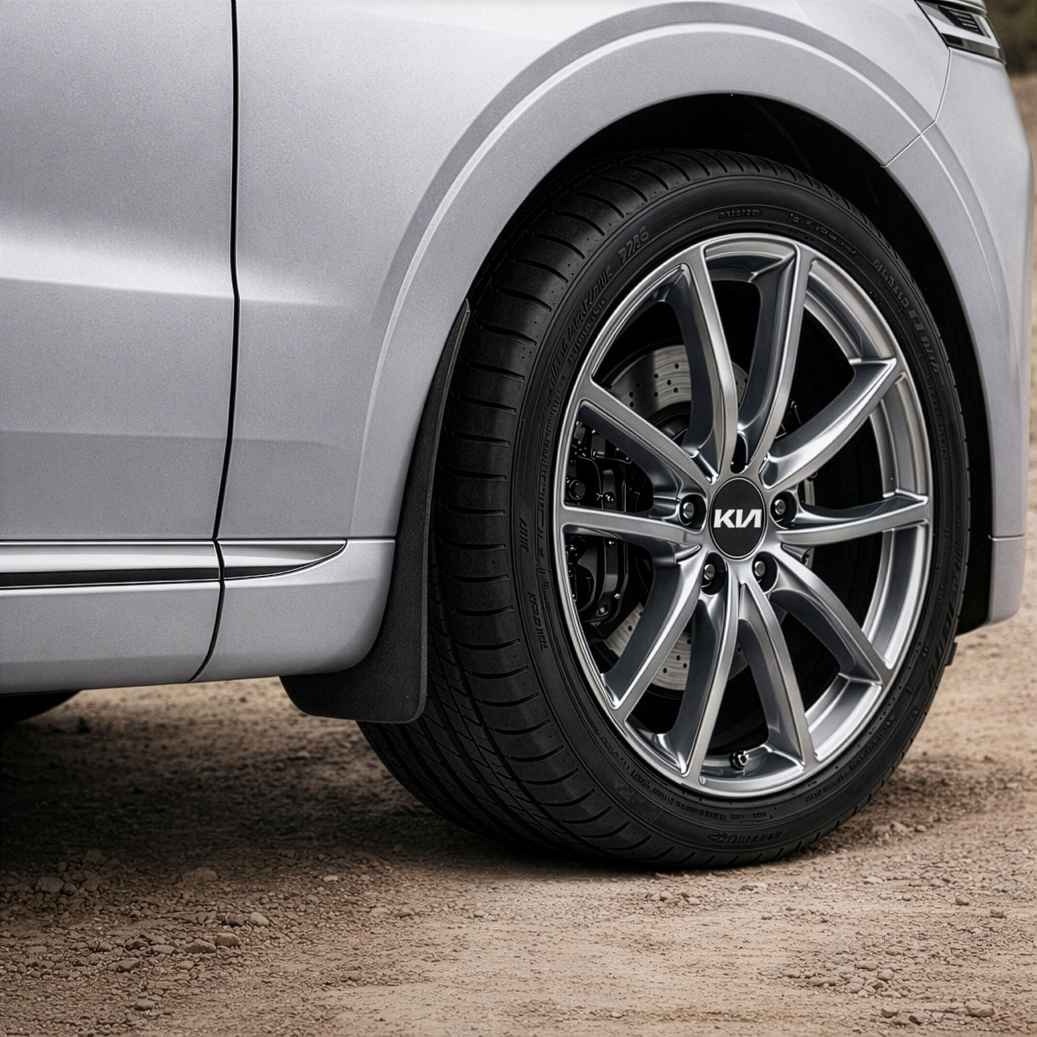 Vicrez Mud Flaps Front vz103213 | Kia Carnival 2022-2026 | Vicrez.com
