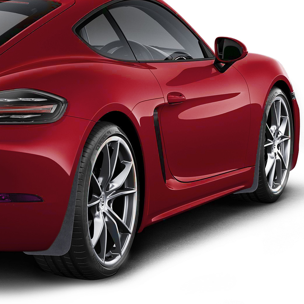 Vicrez Mud Flaps Front and Rear vz103311 | Porsche 718 2017-2025