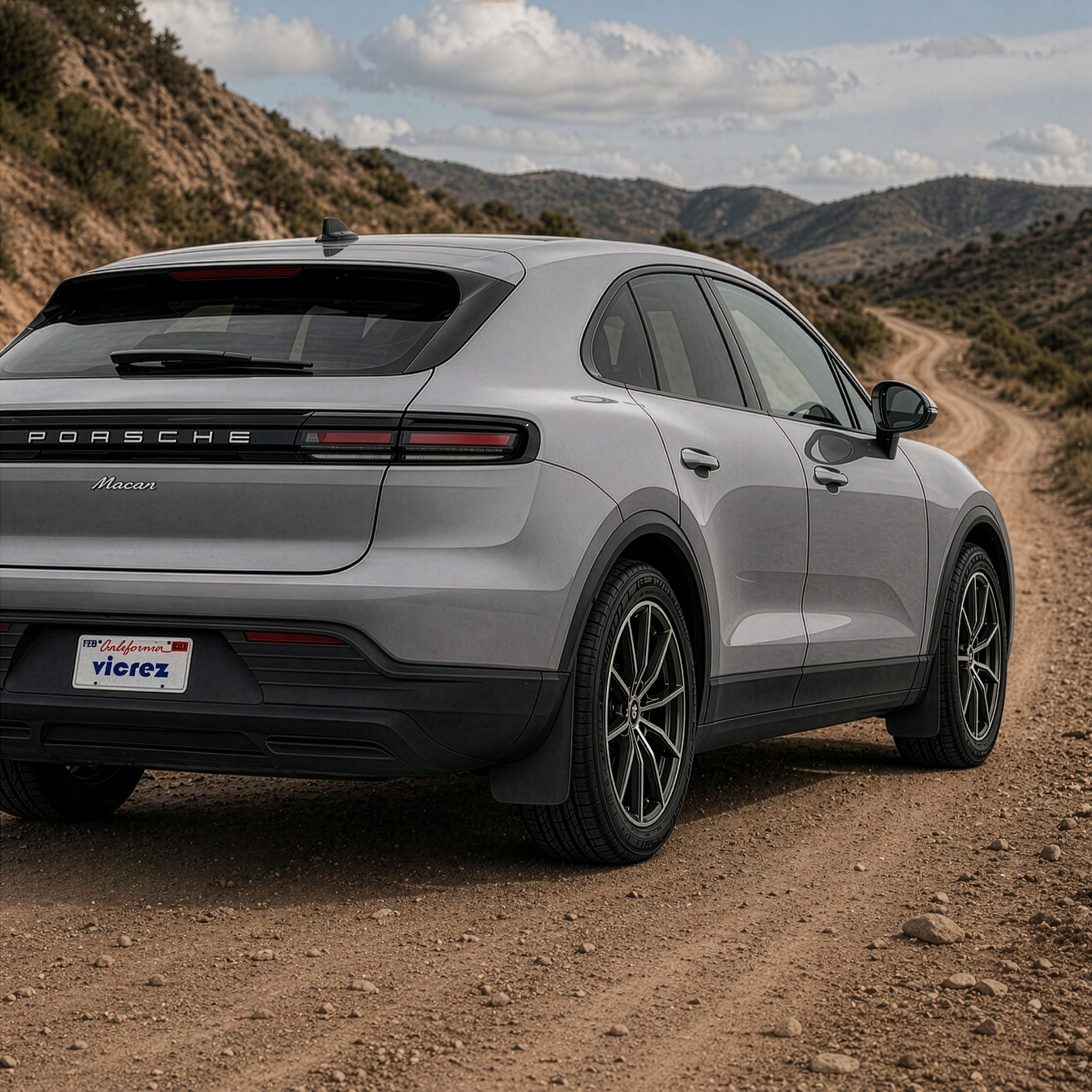 Vicrez Mud Flaps Front vz103321 | Porsche Macan 2018-2026 | Vicrez.com