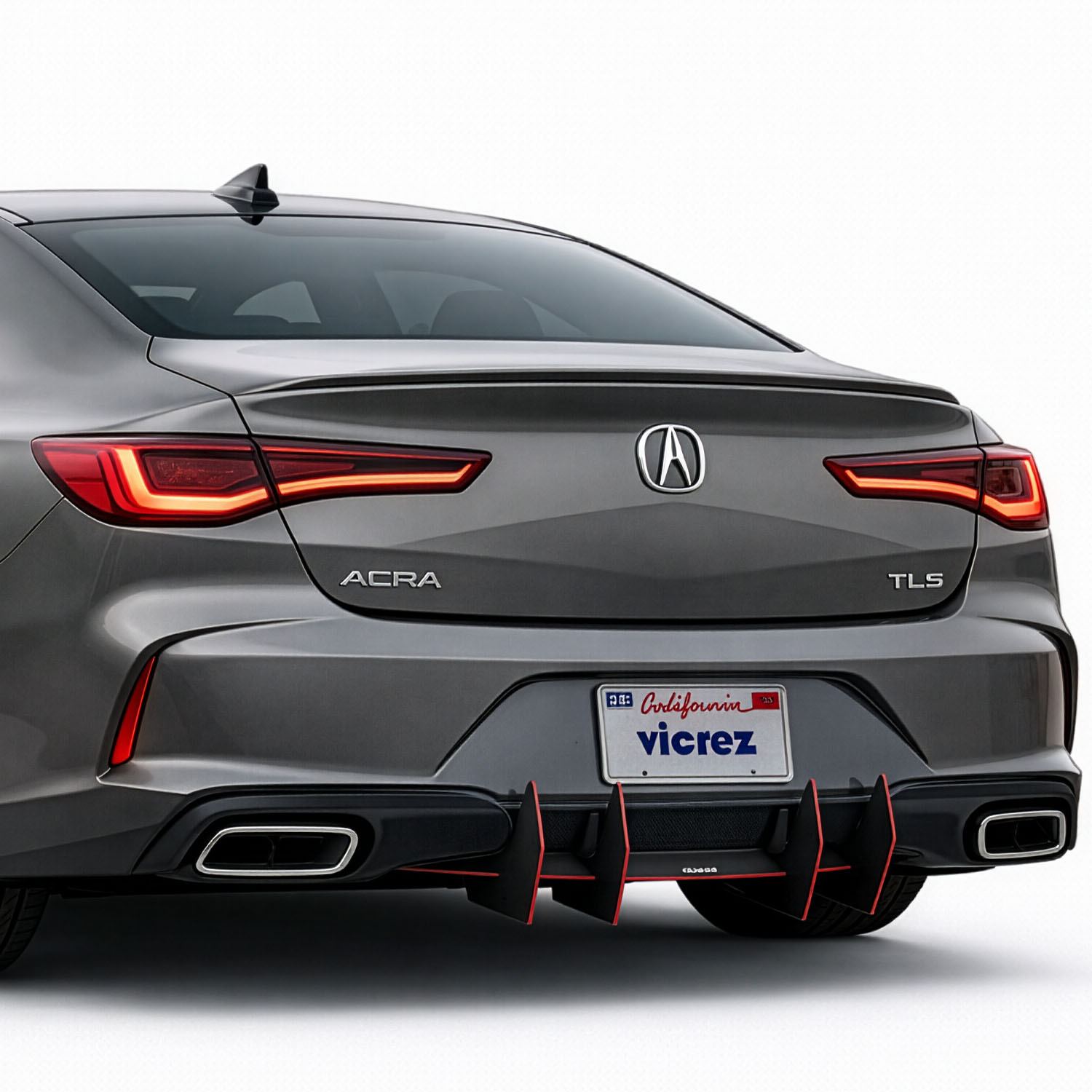Vicrez Centa VR4 Rear Diffuser vz103700 | Acura TLX 2021-2025