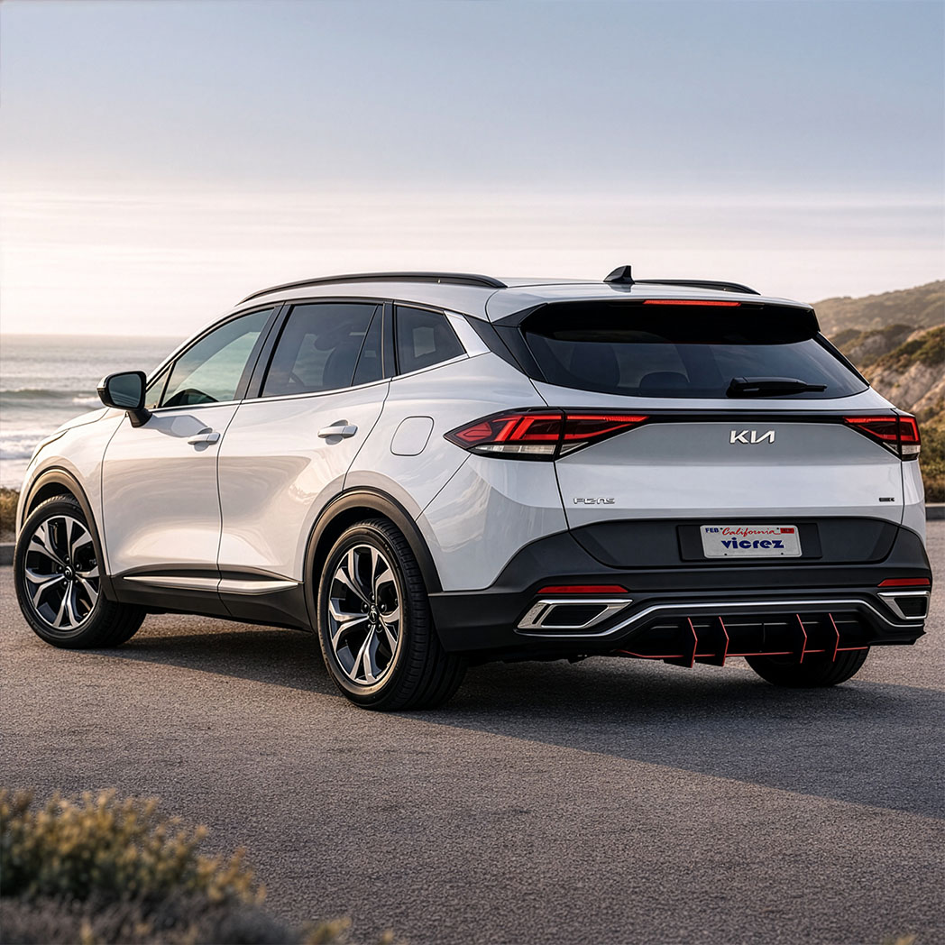Vicrez Centa VR4 Rear Diffuser vz104099 | Kia Sportage 2020-2026