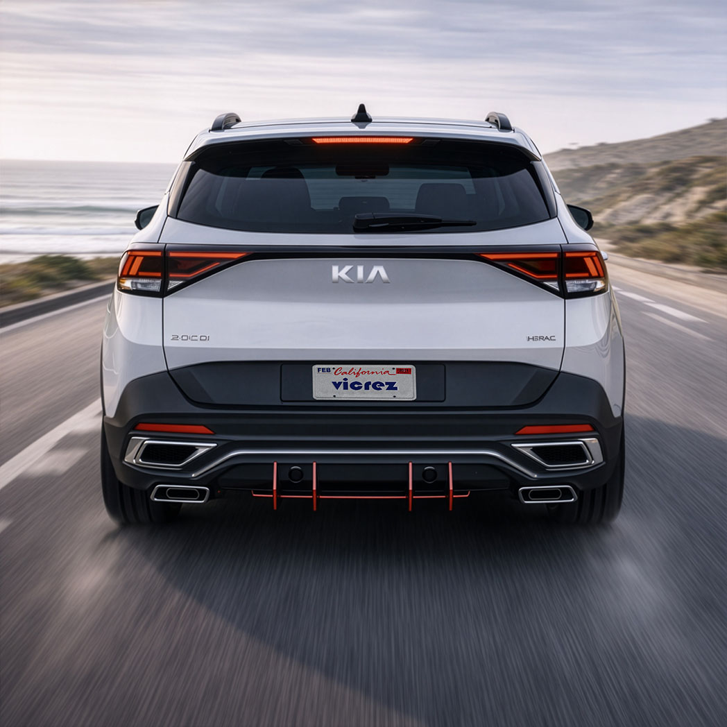 chaos ガーゼリアンインナー Vicrez Centa VR4 Rear Diffuser vz104099 | Kia Sportage 2020-2026