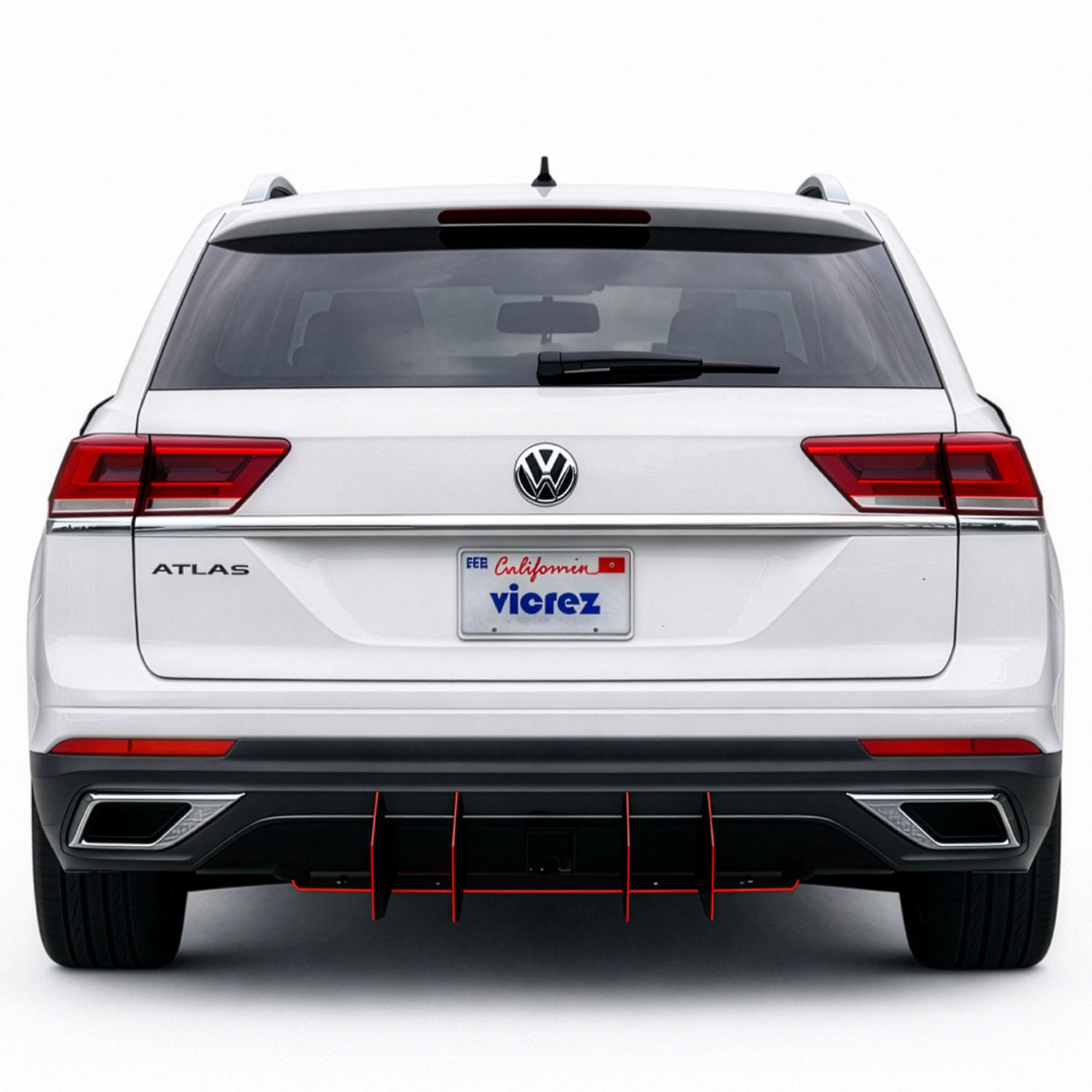 Vicrez Centa VR4 Rear Diffuser vz104303 | Volkswagen Atlas 2020
