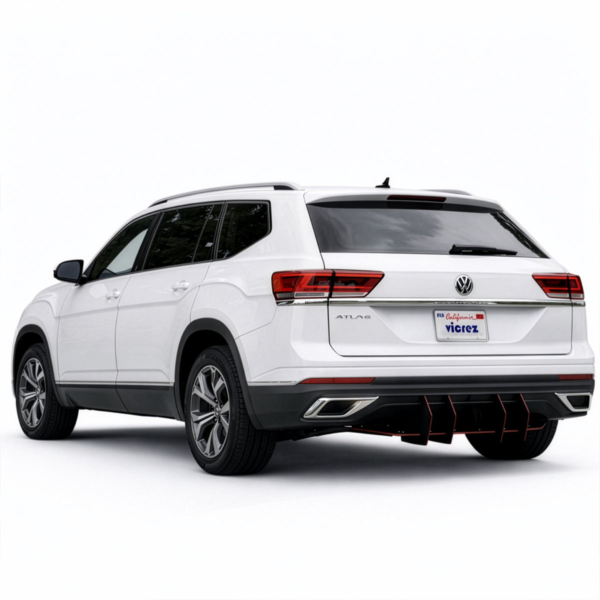 Vicrez Centa VR4 Rear Diffuser vz104303 | Volkswagen Atlas 2020