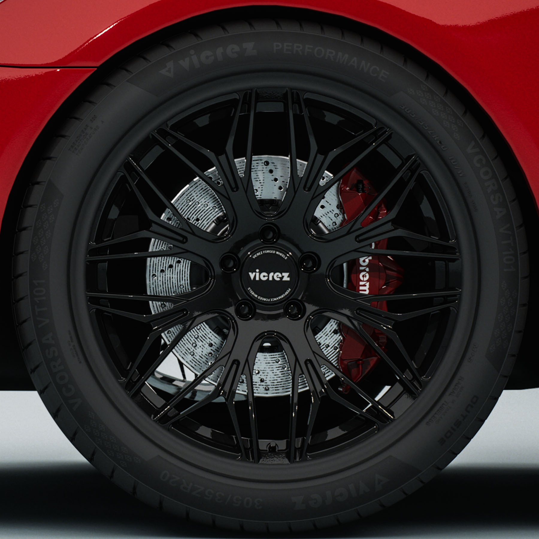 送料込☆☆VITOUR☆FORMULASPEC2☆265/35R20☆4本 Vicrez Performance VCORSA 305/35ZR20 All Season Tire VT101