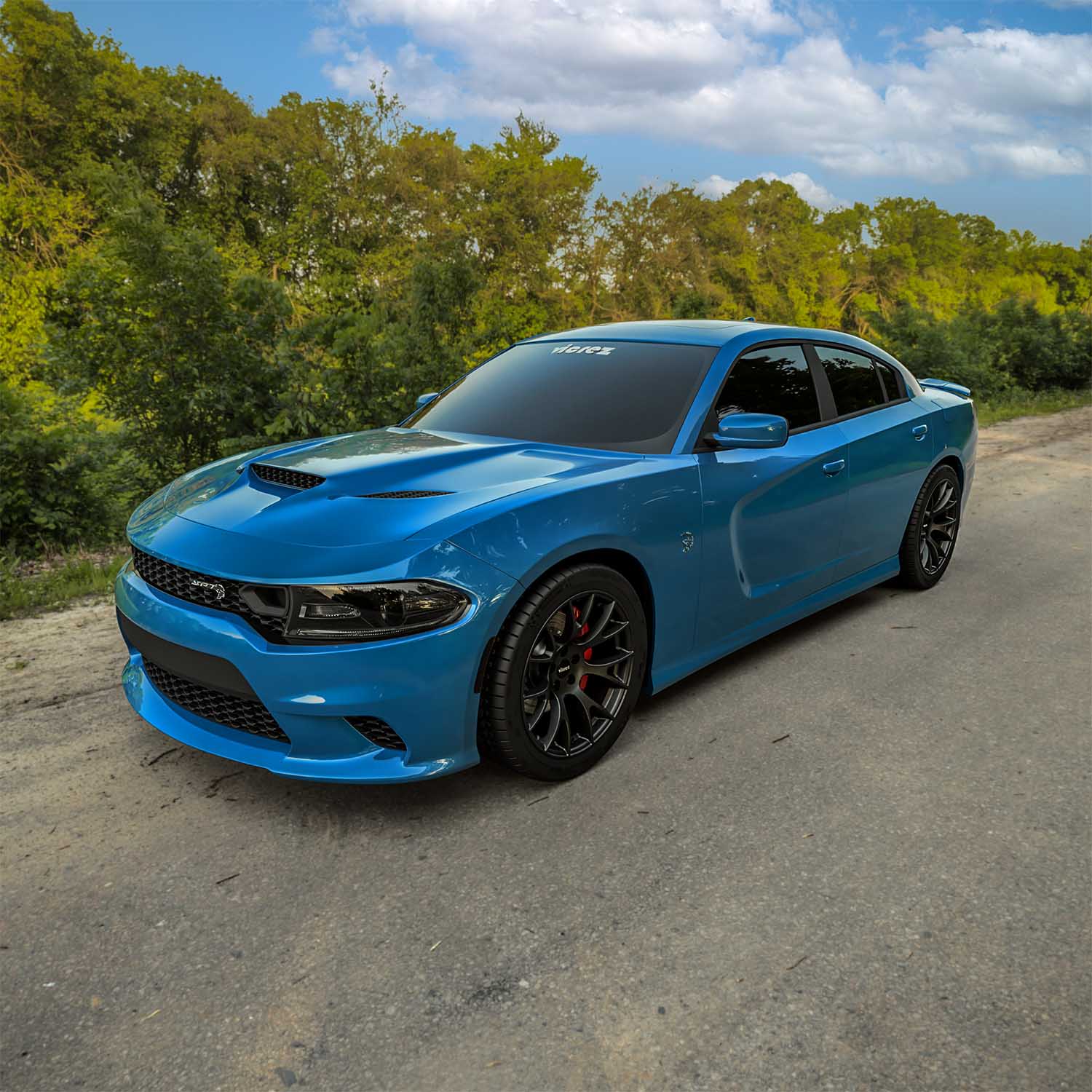 Hellcat Style Matte Black Wheel (20