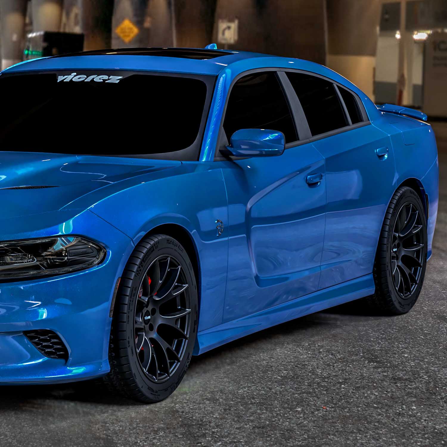 Hellcat Style Matte Black Wheel 20