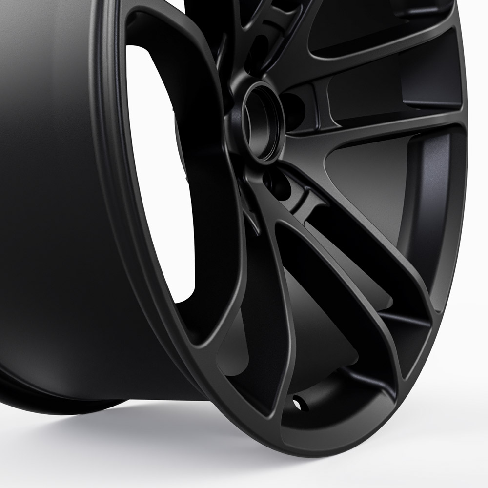 Hellcat Widebody Style Matte Black Wheel (20