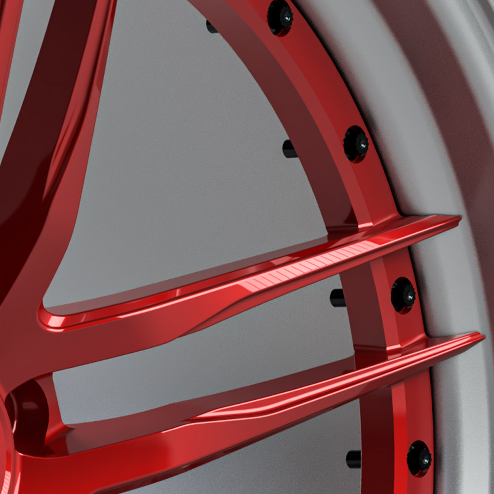 Vicrez V5F-R 3-Piece with Step Lip Forged Wheel vzn118507 | Vicrez.com