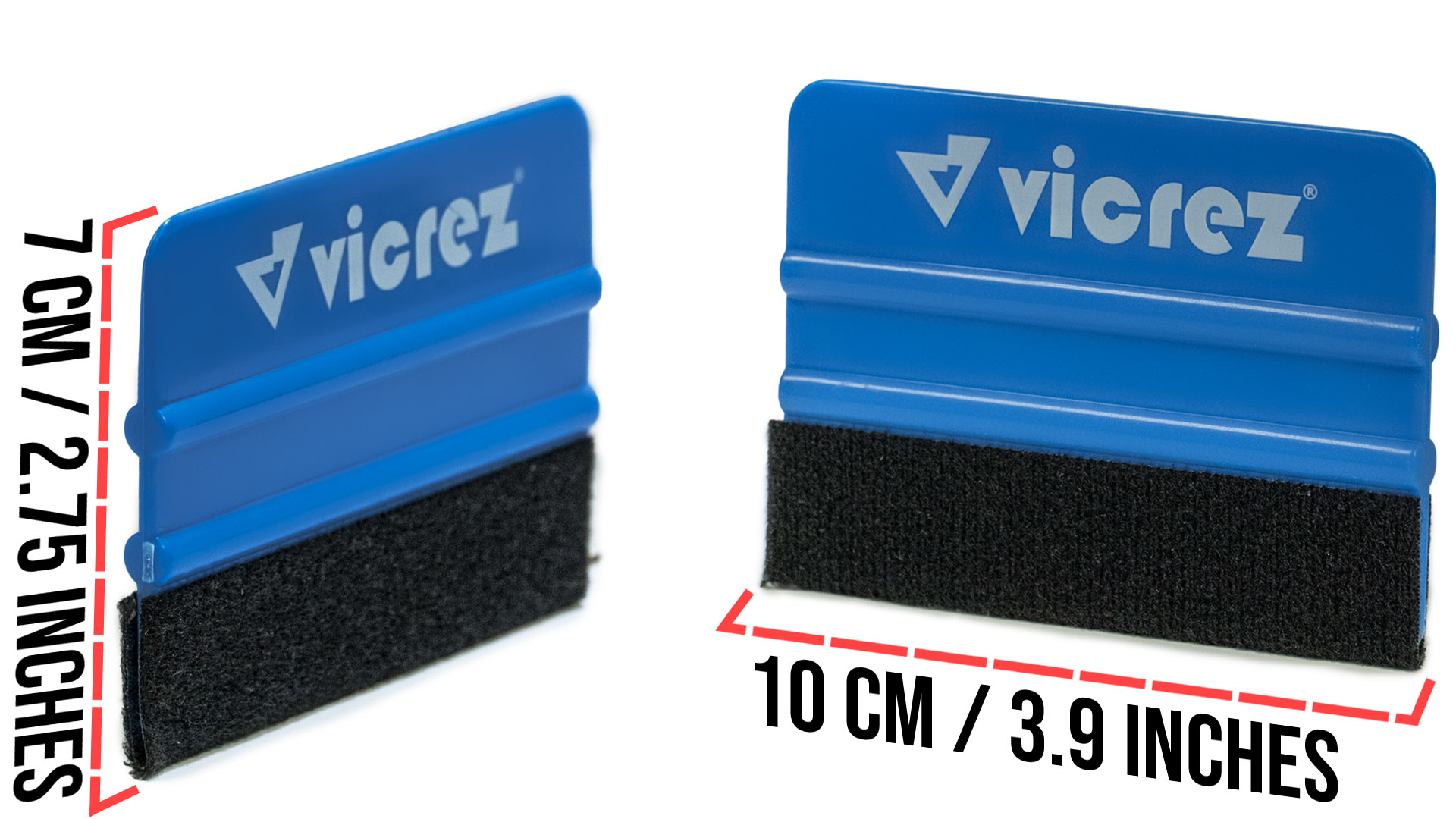 Vicrez Vinyl Squeegee Felt Soft Blue Suede vzt166 | Vicrez.com