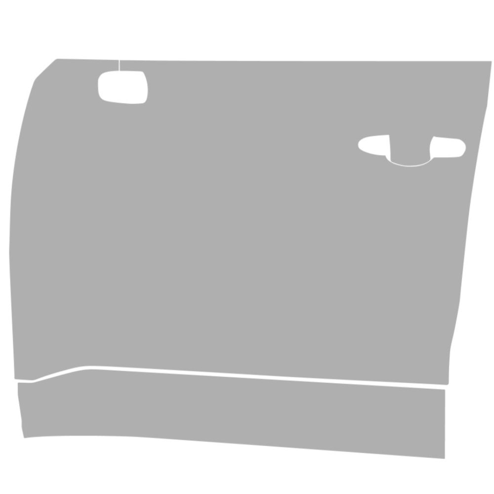 Vicrez Paint Protection PPF Pre-Cut Door, Full Front Driver vpp48967 ...