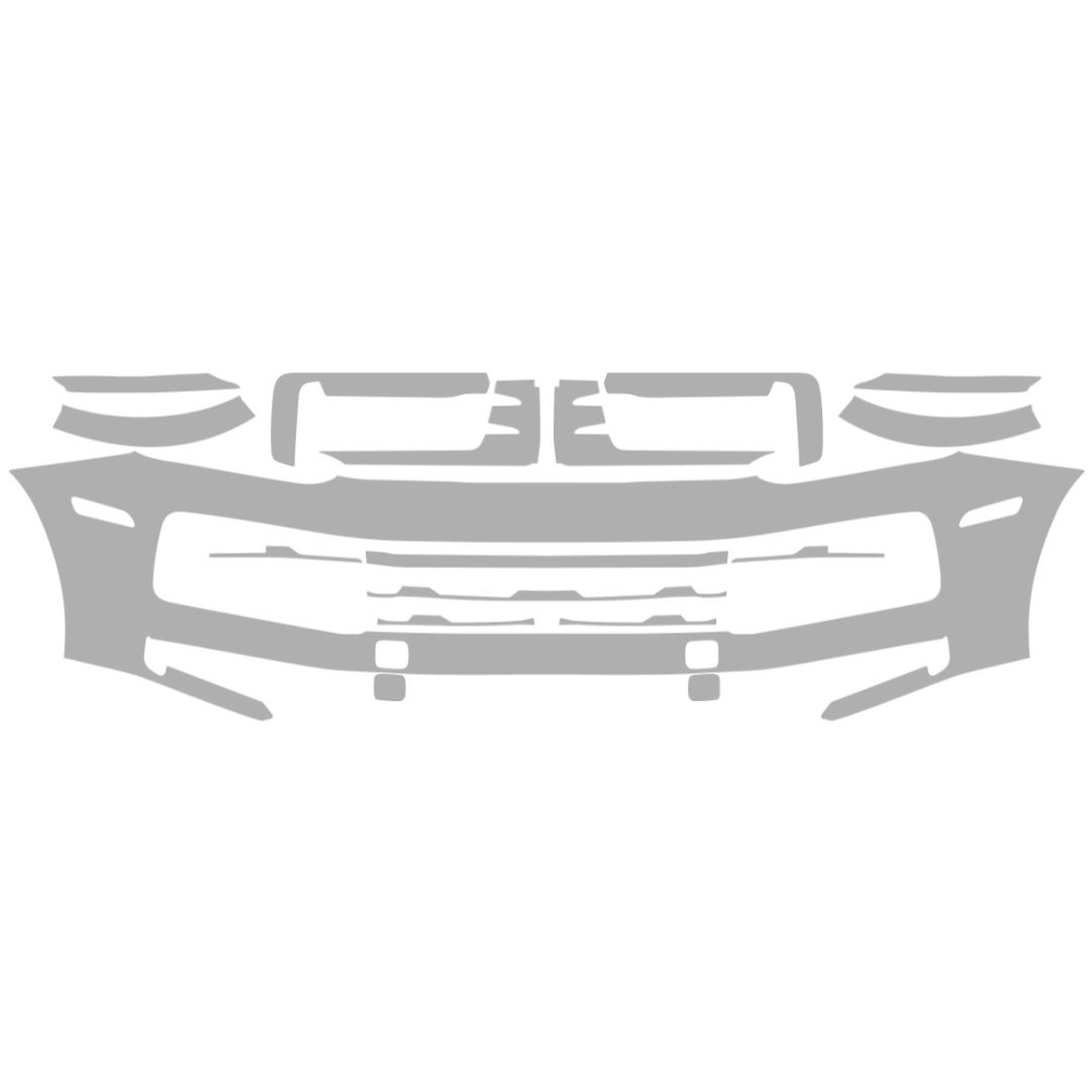 Vicrez Paint Protection PPF Pre-Cut Kit, Front Bumper vpp47990 ...