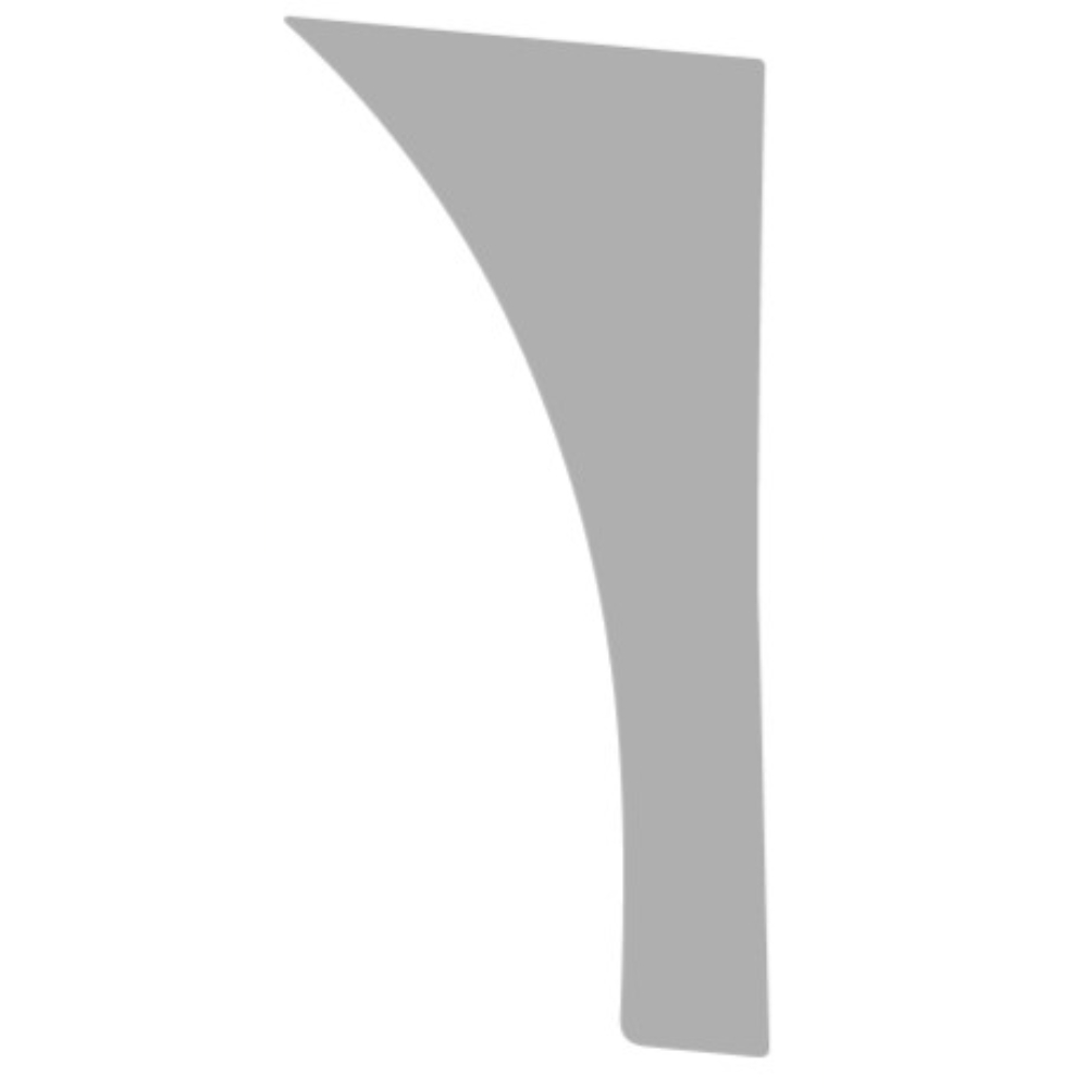 Vicrez Paint Protection PPF Pre-Cut Wheel, Front Splash Driver vpp16057 ...