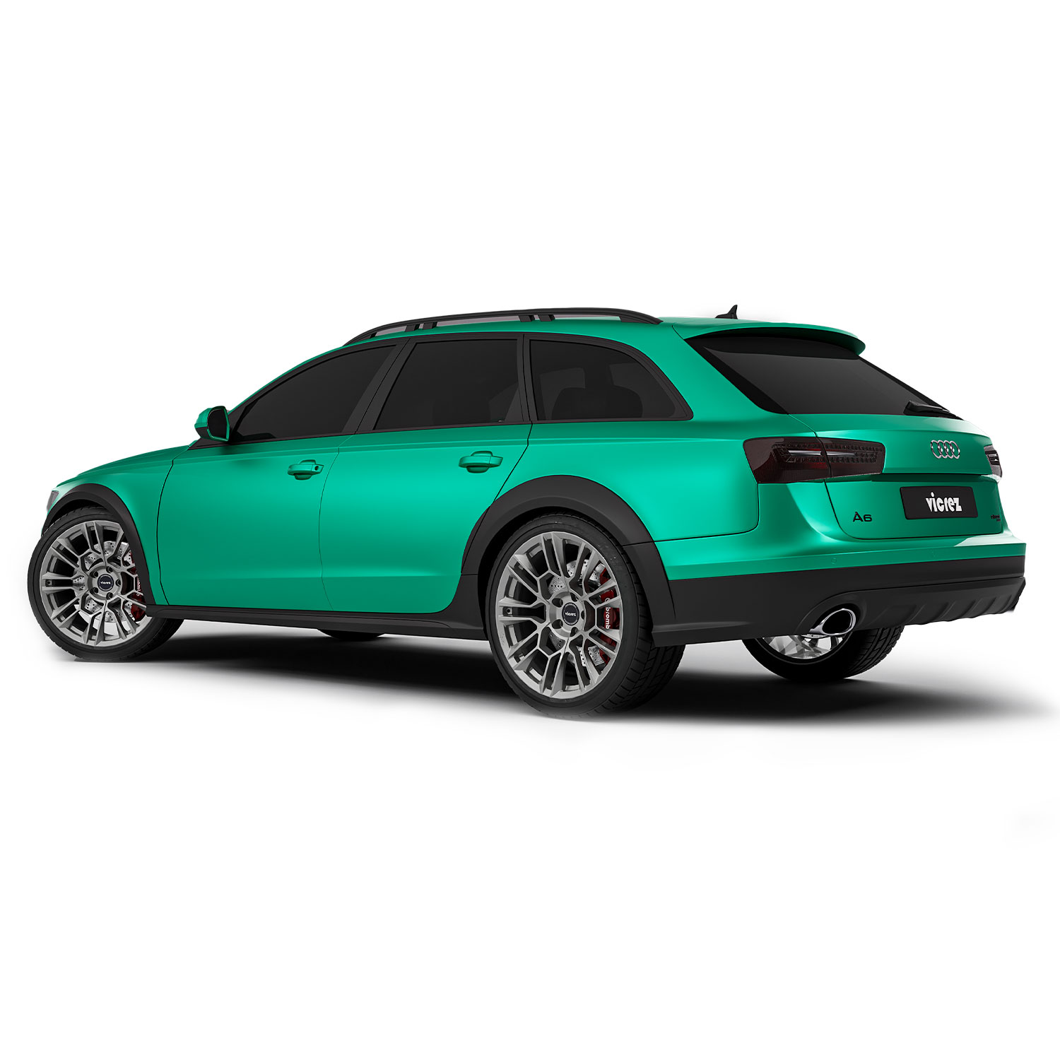 Vicrez Vinyl Car Wrap Film vzv10116 Matte Teal Electric 5ft x 60ft