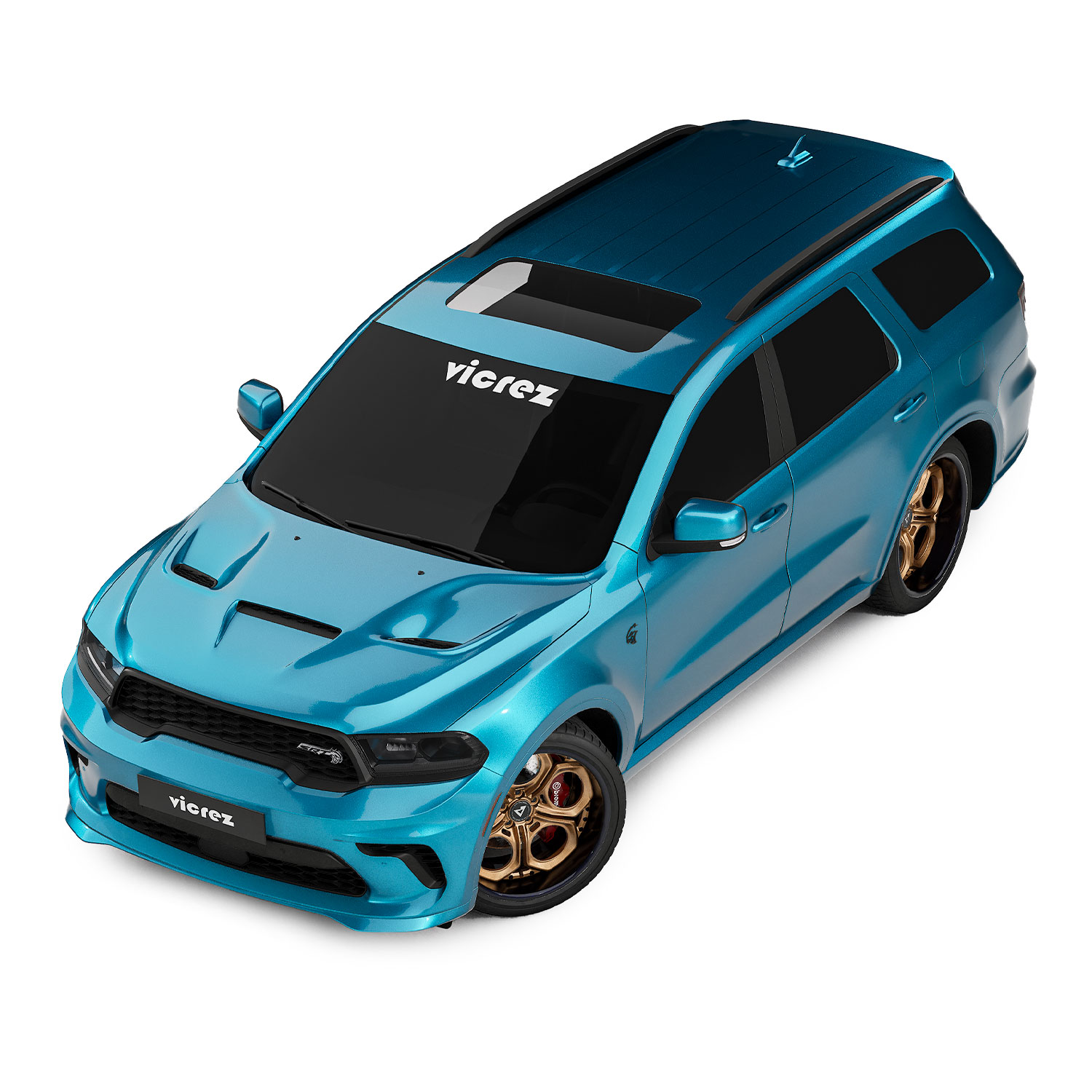 Vicrez Vinyl Car Wrap Film vzv10265 Metallic Gloss Light Blue 5ft