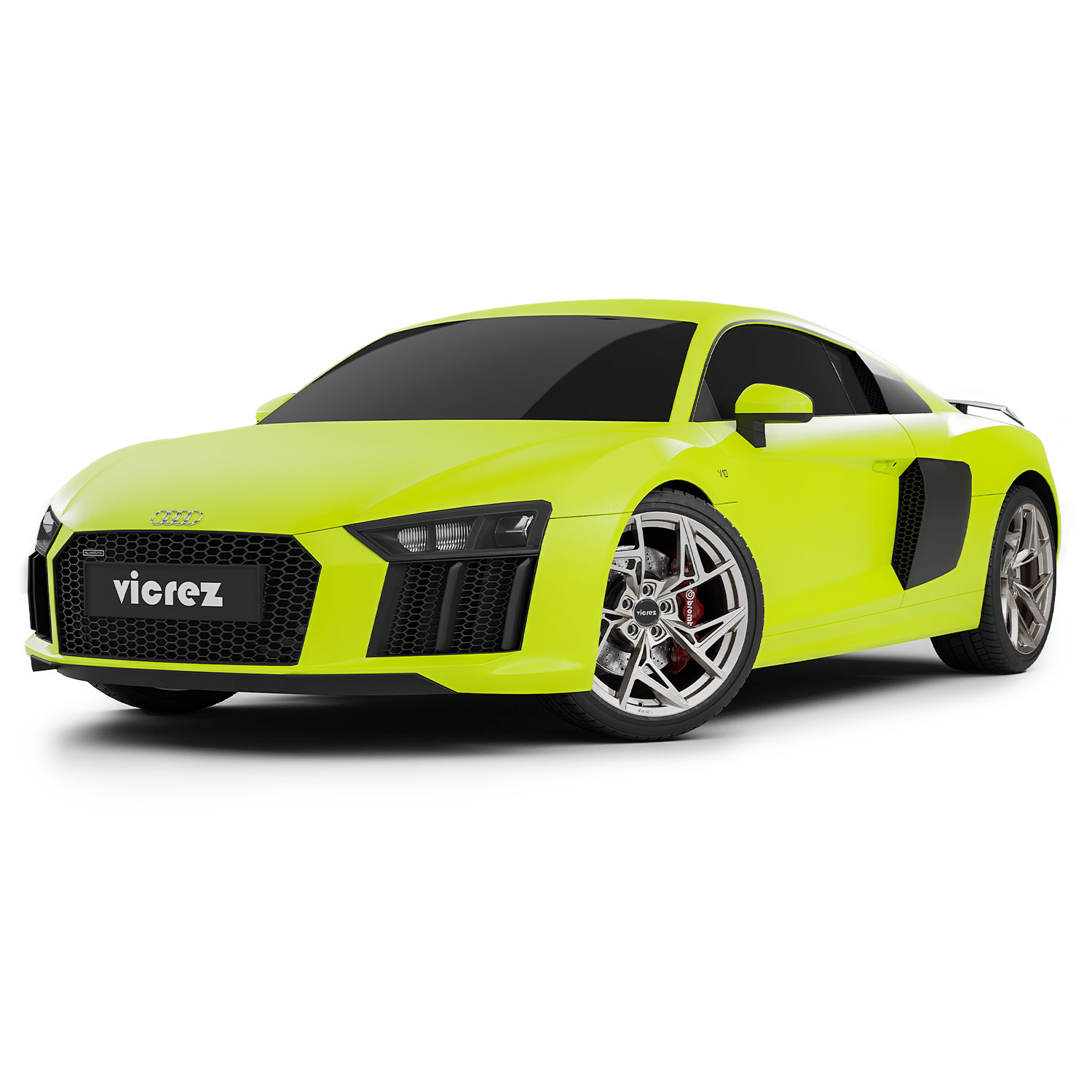 Vicrez Vinyl Car Wrap Film vzv10471 Satin Lime Green 5ft x 60ft