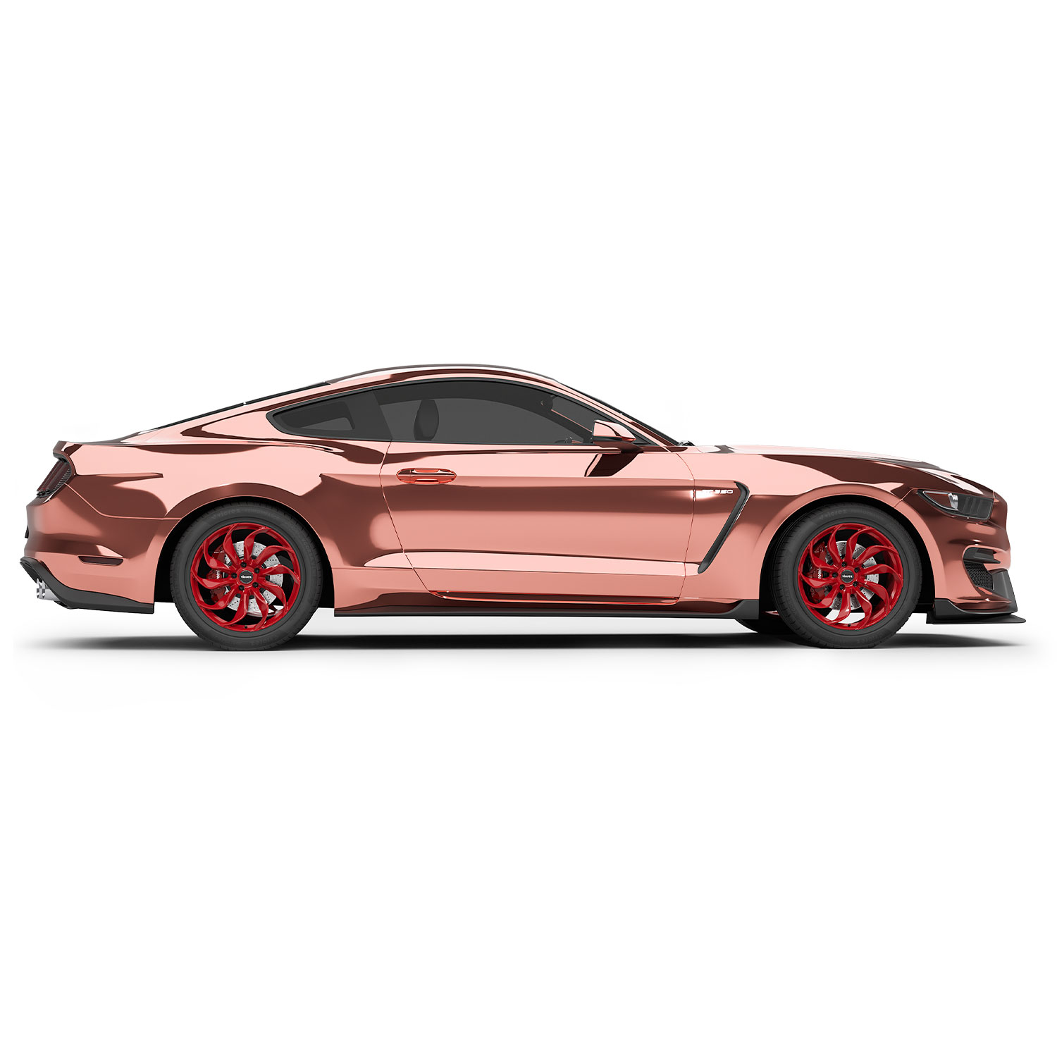 Vicrez Vinyl Car Wrap Film vzv10681 Chrome Specular Rose Gold 5ft