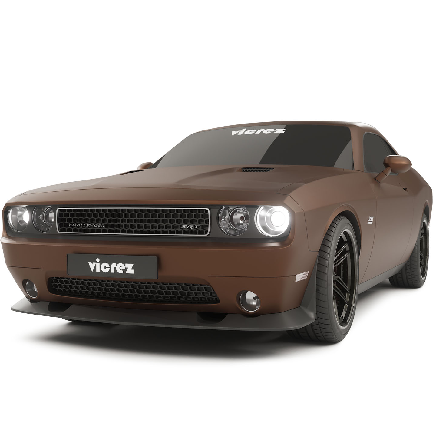 Vicrez Vinyl Car Wrap Film vzv10684 Chrome Satin Brown | Vicrez.com