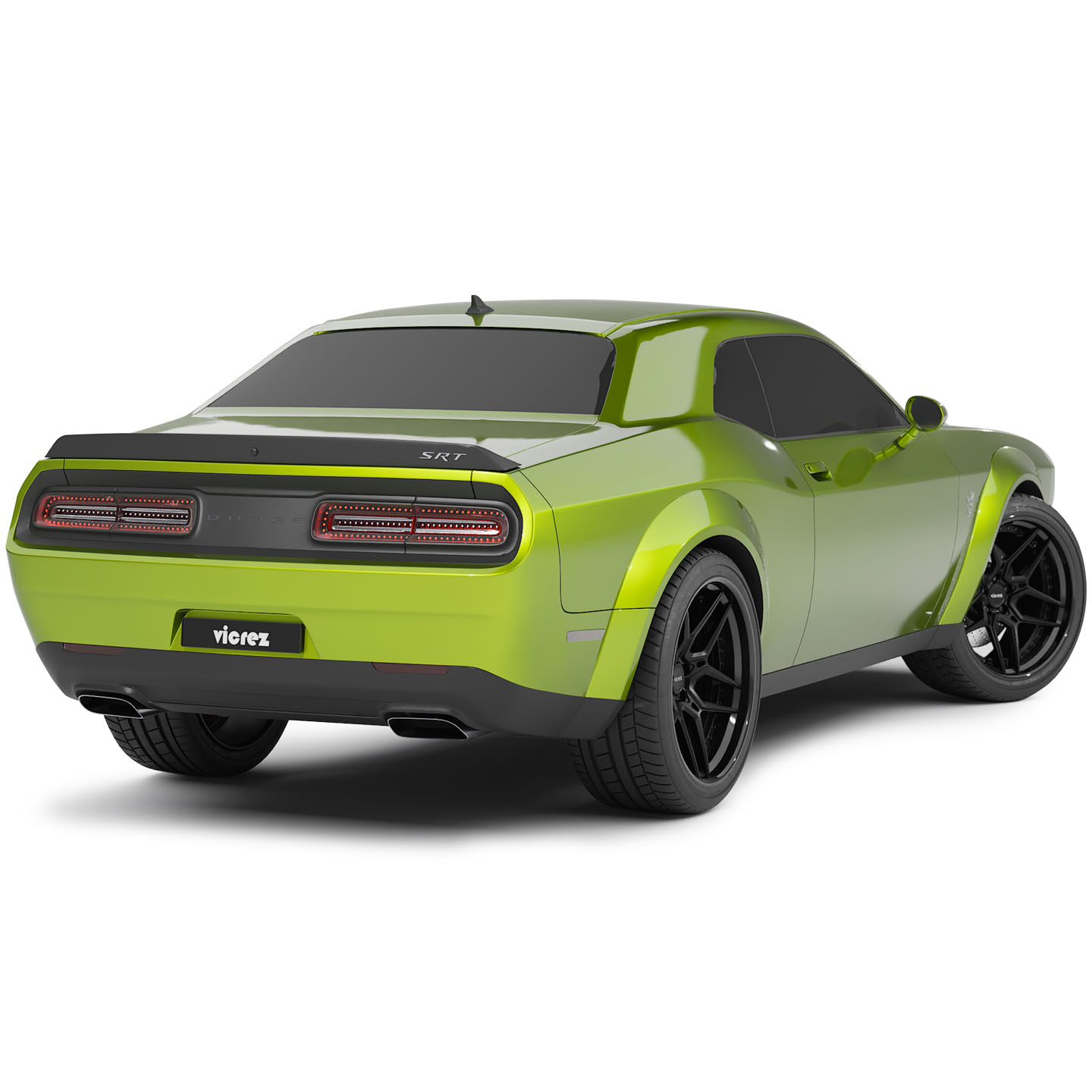 Vicrez Vinyl Car Wrap Film vzv10693 Metallic Gloss Lime Green 5ft