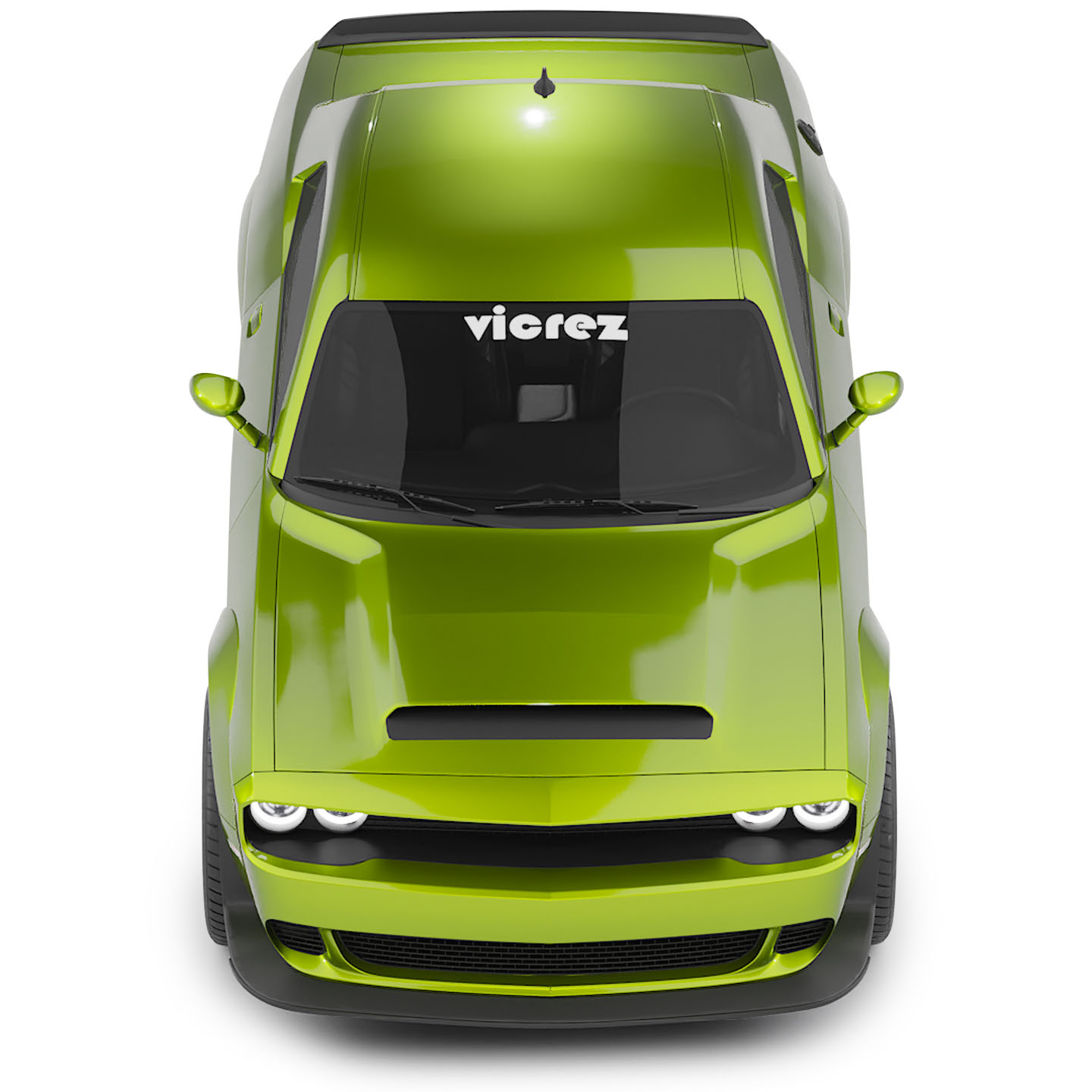 Vicrez Vinyl Car Wrap Film vzv10693 Metallic Gloss Lime Green