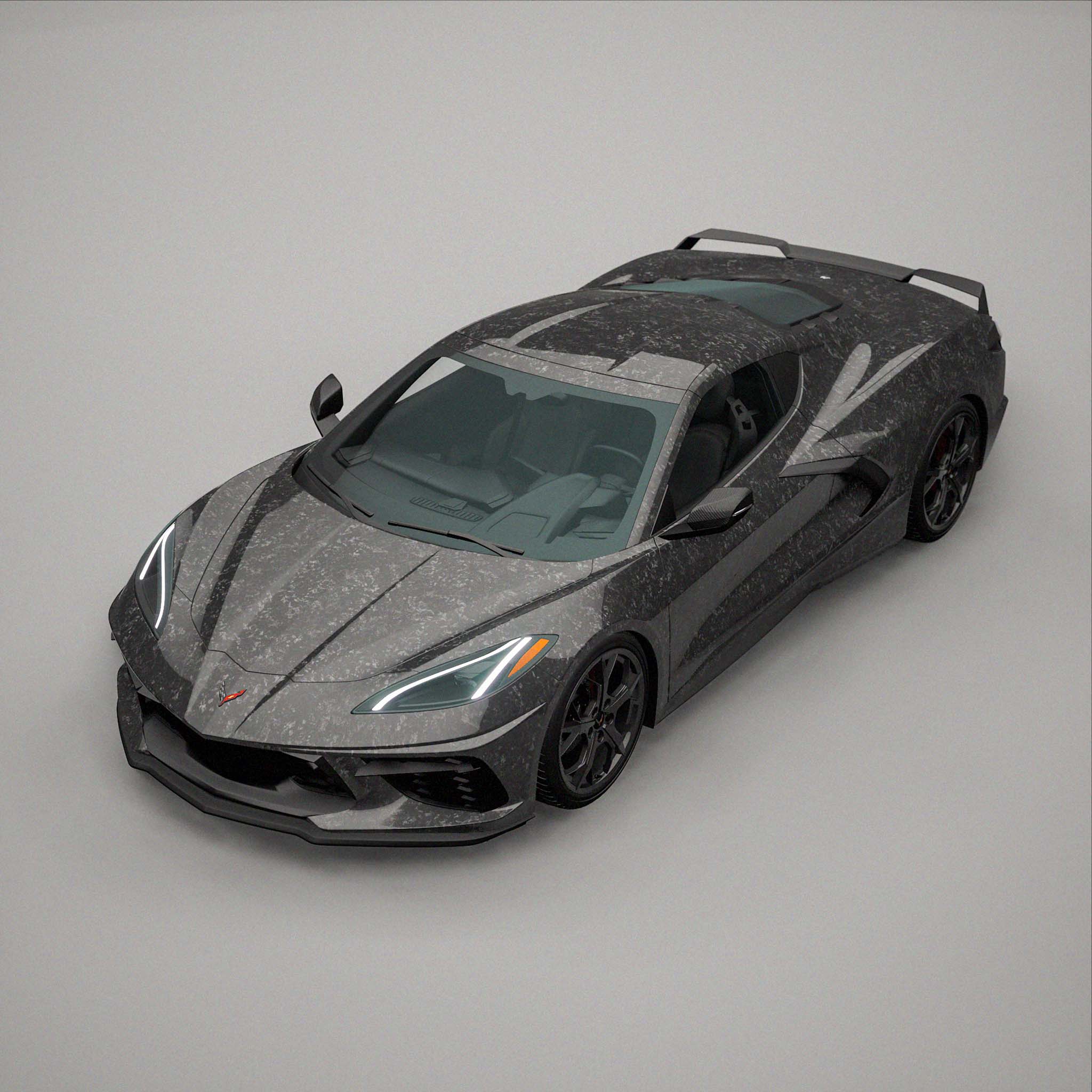 Vicrez Vinyl Car Wrap Film vzv10717 Forged Carbon Fiber 5ft x 60ft