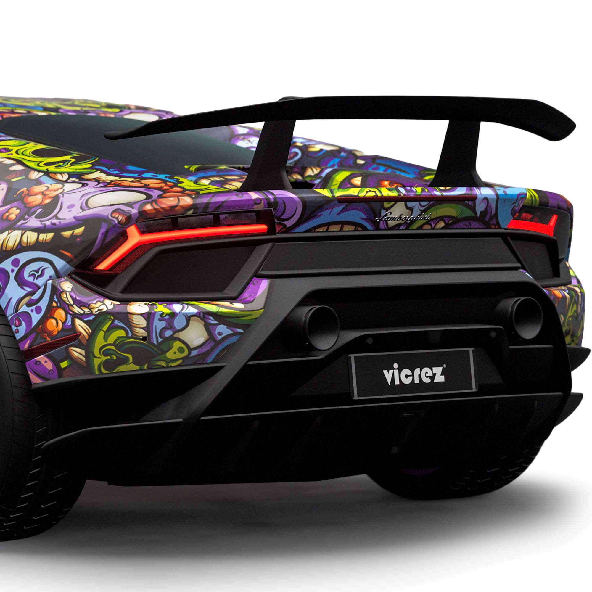 Vicrez Vinyl Car Wrap Film vzv10901 Zombie Attack | Vicrez.com