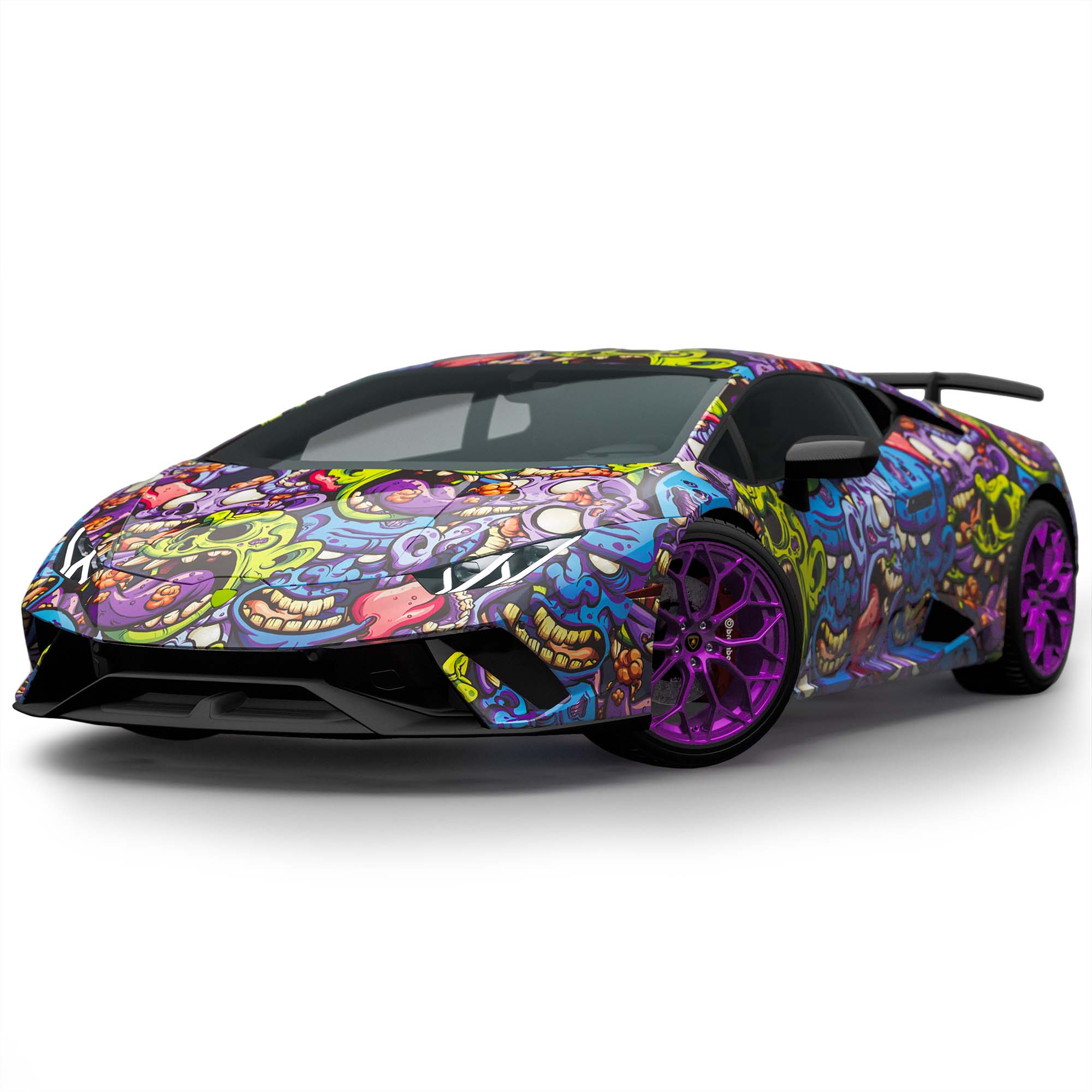 Vicrez Vinyl Car Wrap Film vzv10901 Zombie Attack | Vicrez.com
