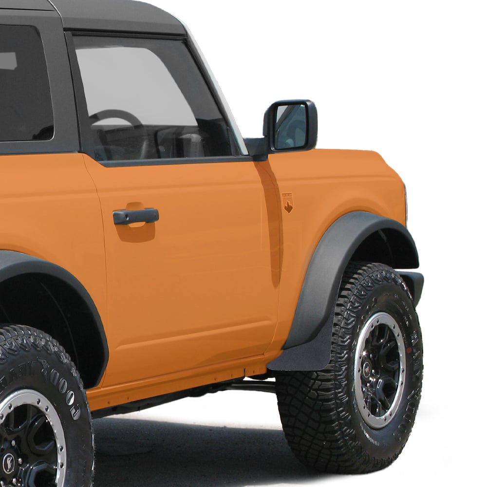 brickz on brickzロンT flexwitme MUD Vicrez Mud Flaps Front vz102694 | Ford Bronco 2021-2026 | Vicrez.com