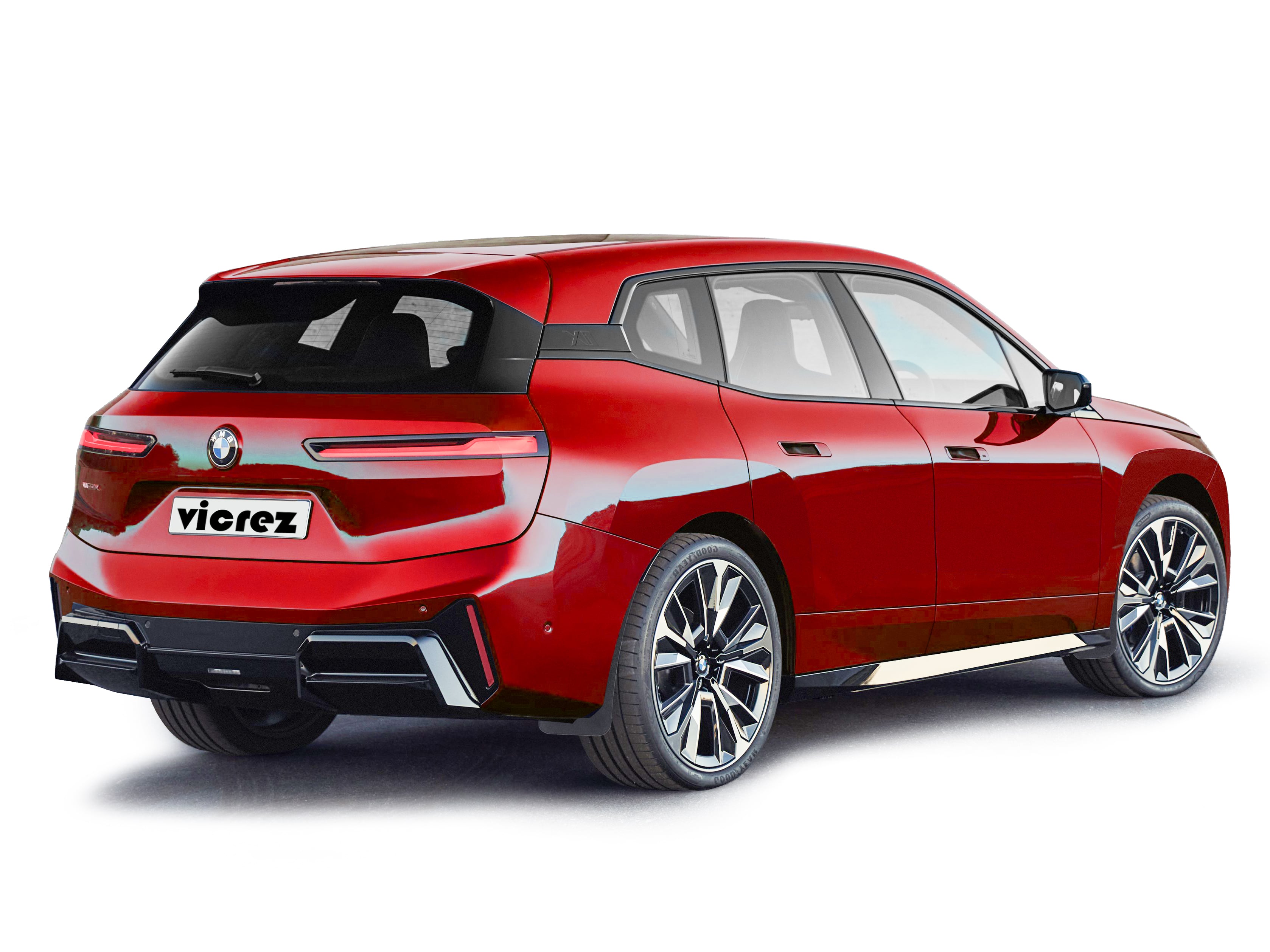 Vicrez Mud Flaps Front and Rear vz103047 | BMW iX 2022-2026