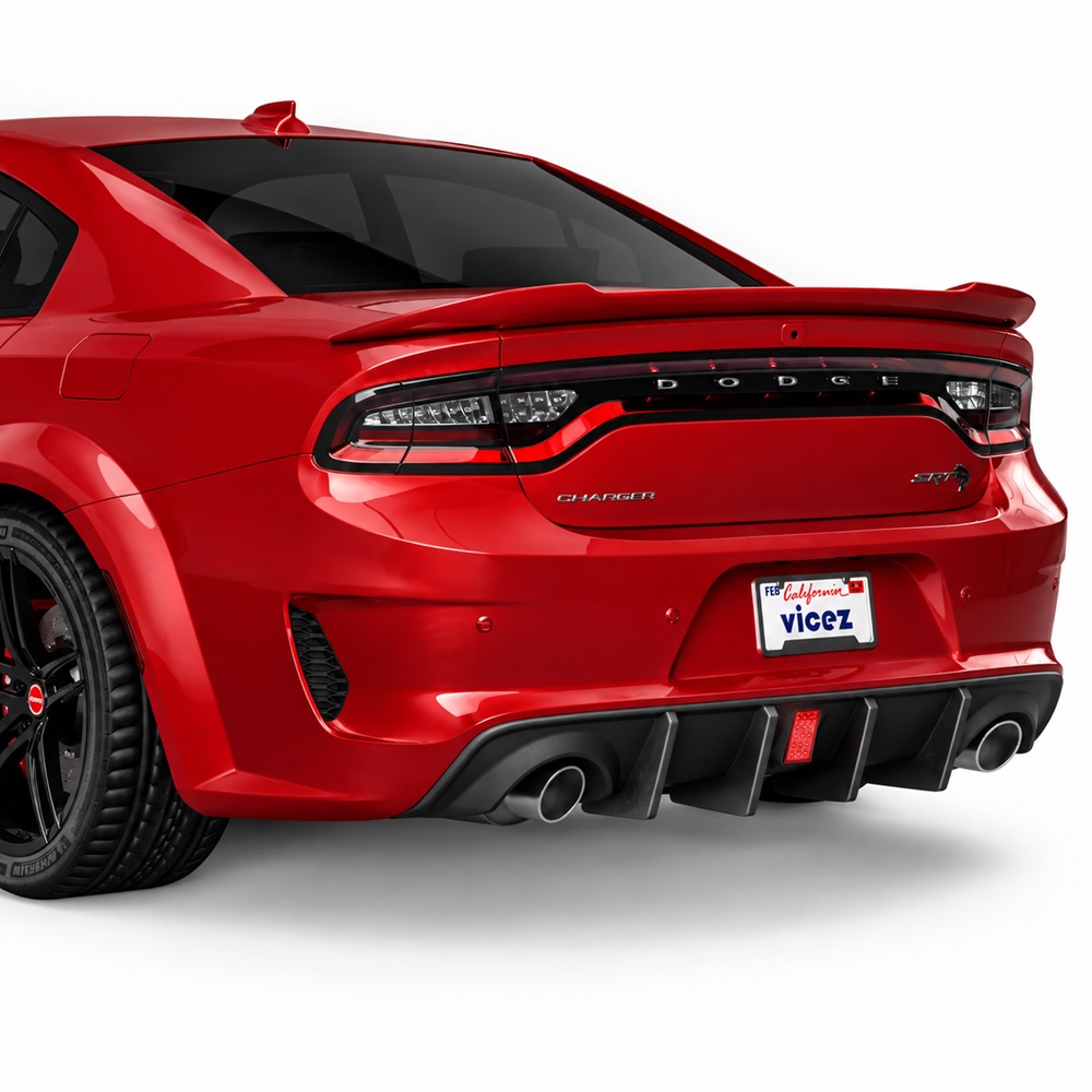 Vicrez V3R w/ LED Style Rear Diffuser vz101278 | Dodge Charger Widebody 2015-2023