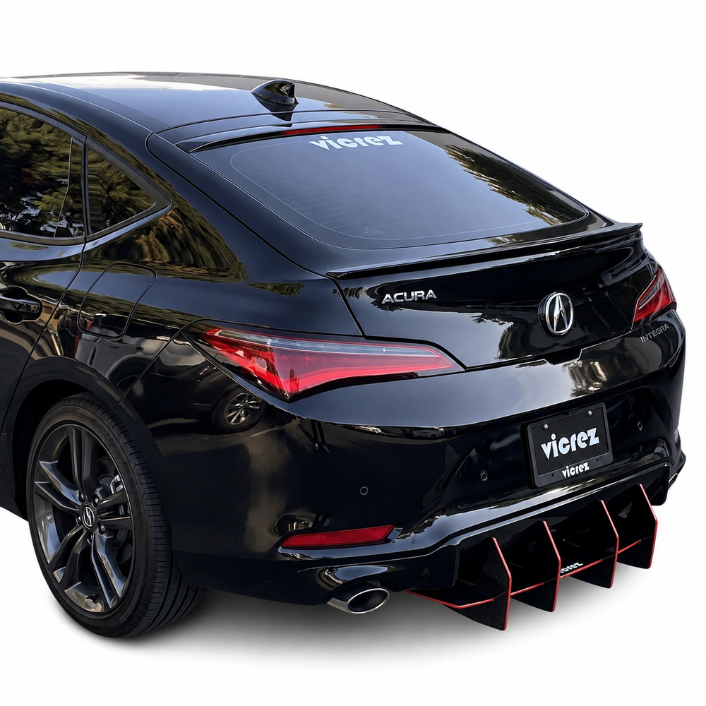 Vicrez Centa VR4 Rear Diffuser vz103696 | Acura Integra 2023-2026