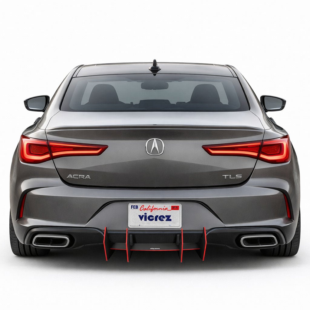 ZENAQ DIFFUSER DS63-4 ゼナック ディフューザー Vicrez Centa VR4 Rear Diffuser vz103700 | Acura TLX 2021-2025