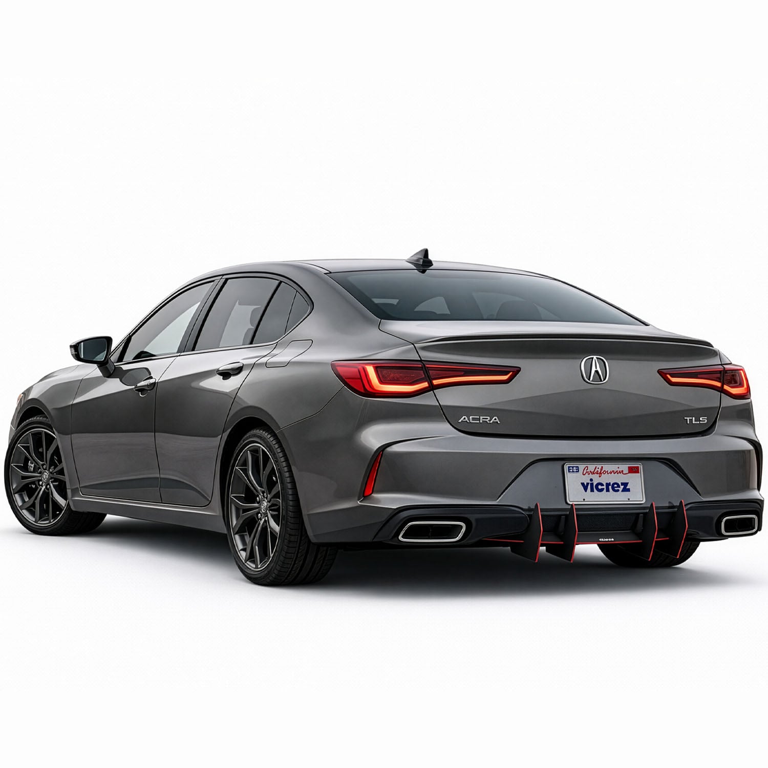 Vicrez Centa VR4 Rear Diffuser vz103700 | Acura TLX 2021-2025