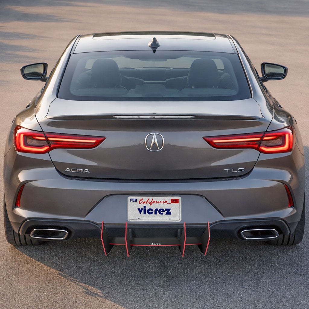 Vicrez Centa VR4 Rear Diffuser vz103700 | Acura TLX 2021-2025