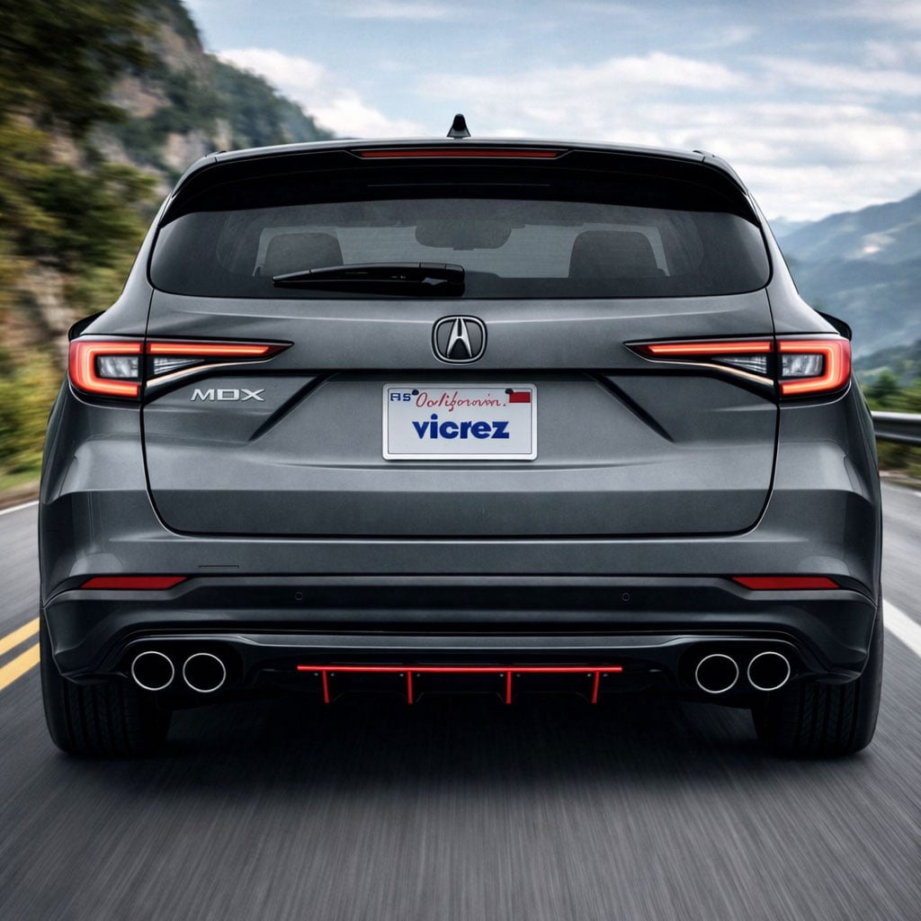 Vicrez Jesky VR4 Rear Diffuser vz103710 | Acura MDX 2022-2026