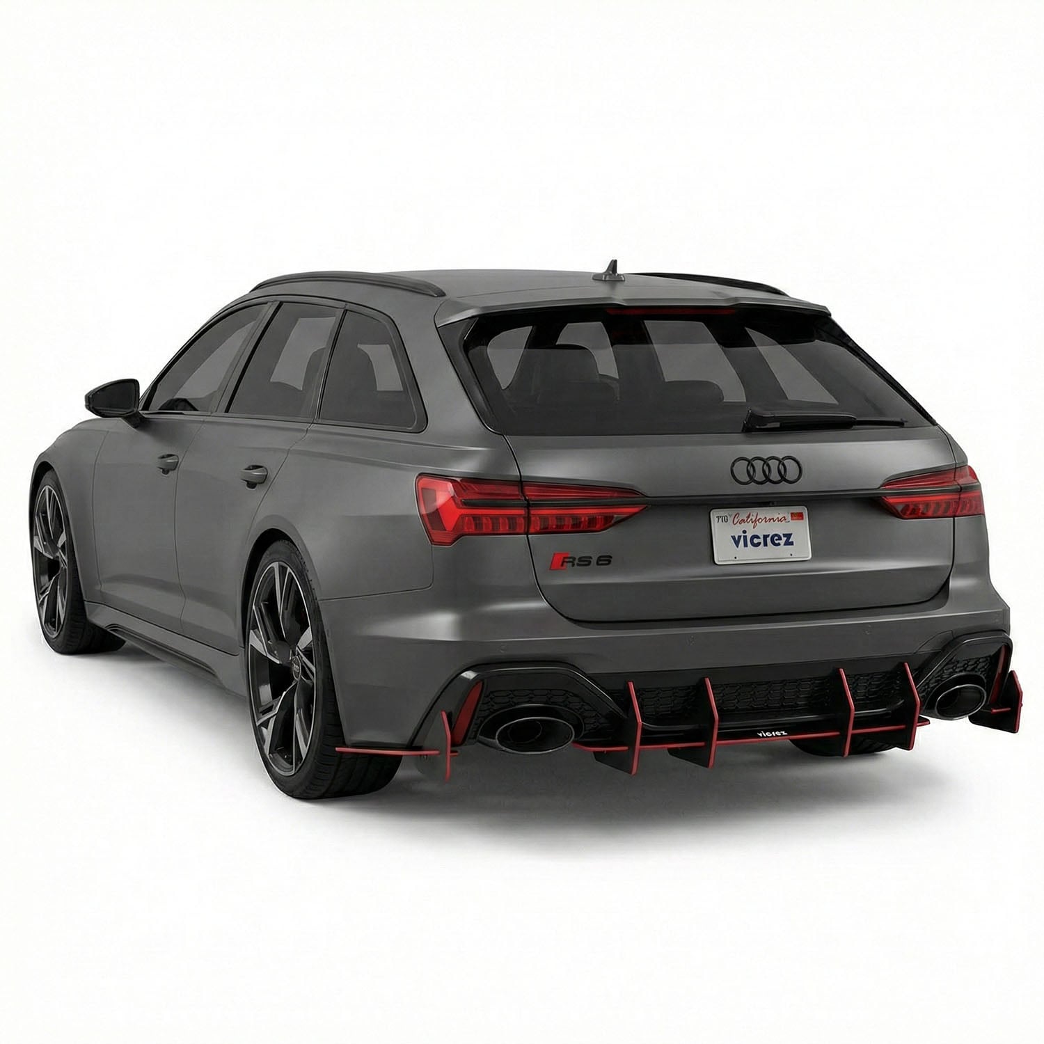Vicrez Centa VR2 Rear Diffuser vz103792 | Audi RS6 Avant 2021-2026