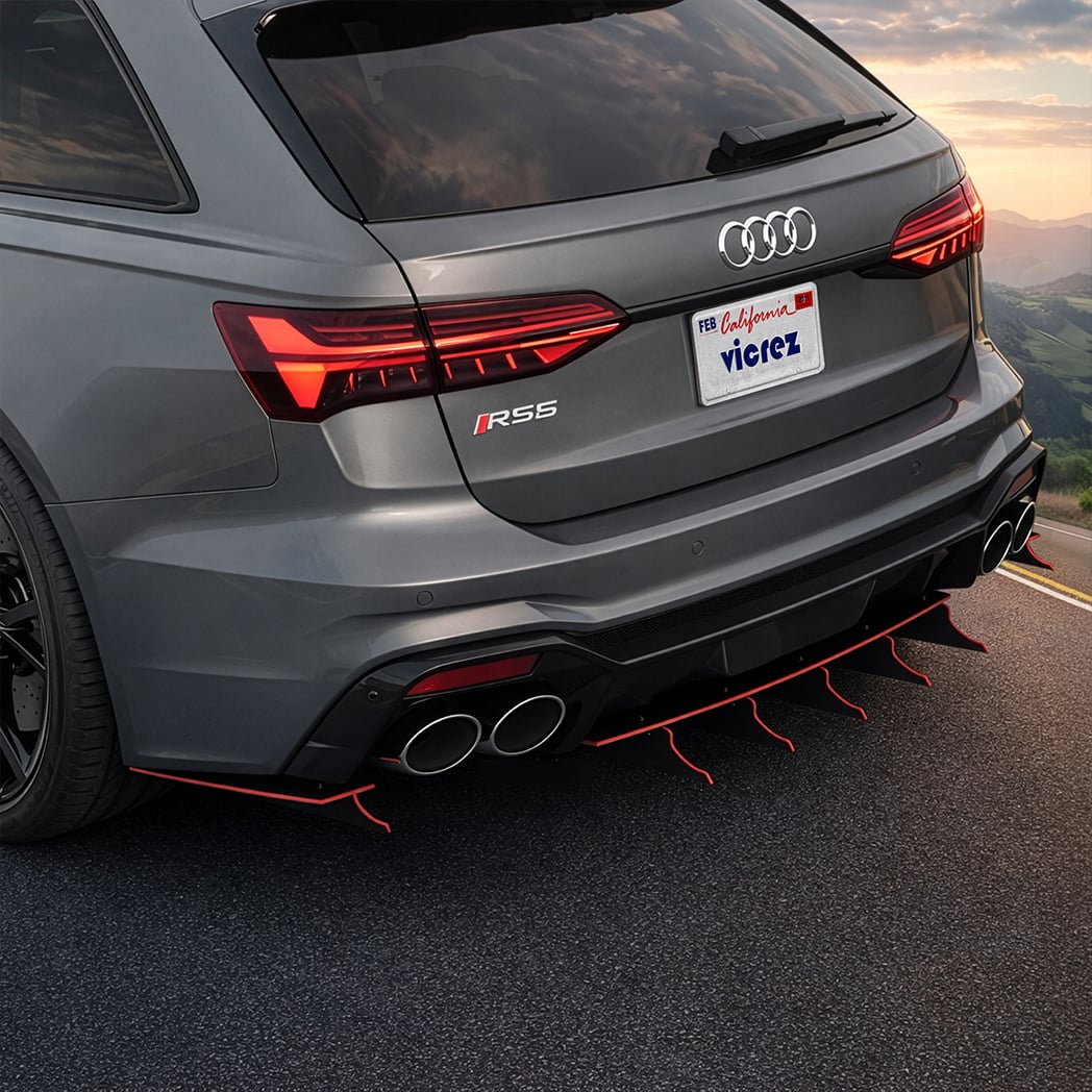 アウディ Vicrez Zonari VR5 Rear Diffuser vz103795 | Audi RS6 Avant 2021