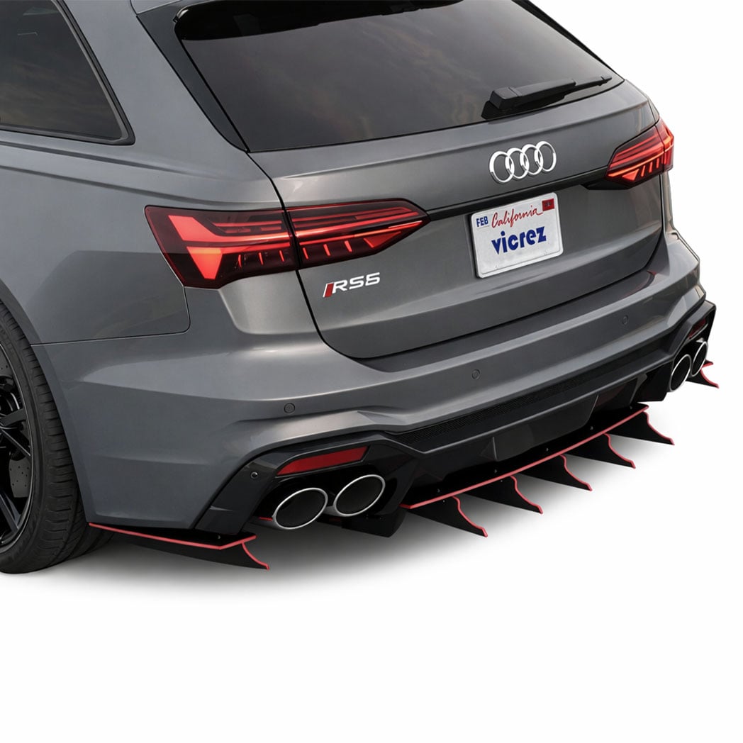 Vicrez Zonari VR5 Rear Diffuser vz103795 | Audi RS6 Avant 2021