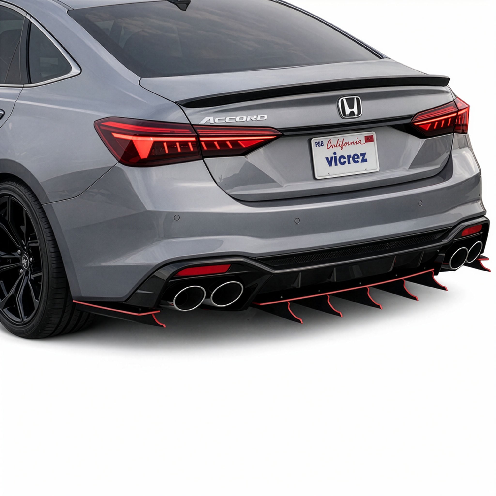 Vicrez Zonari VR5 Rear Diffuser vz104034 | Honda Accord 2017-2026