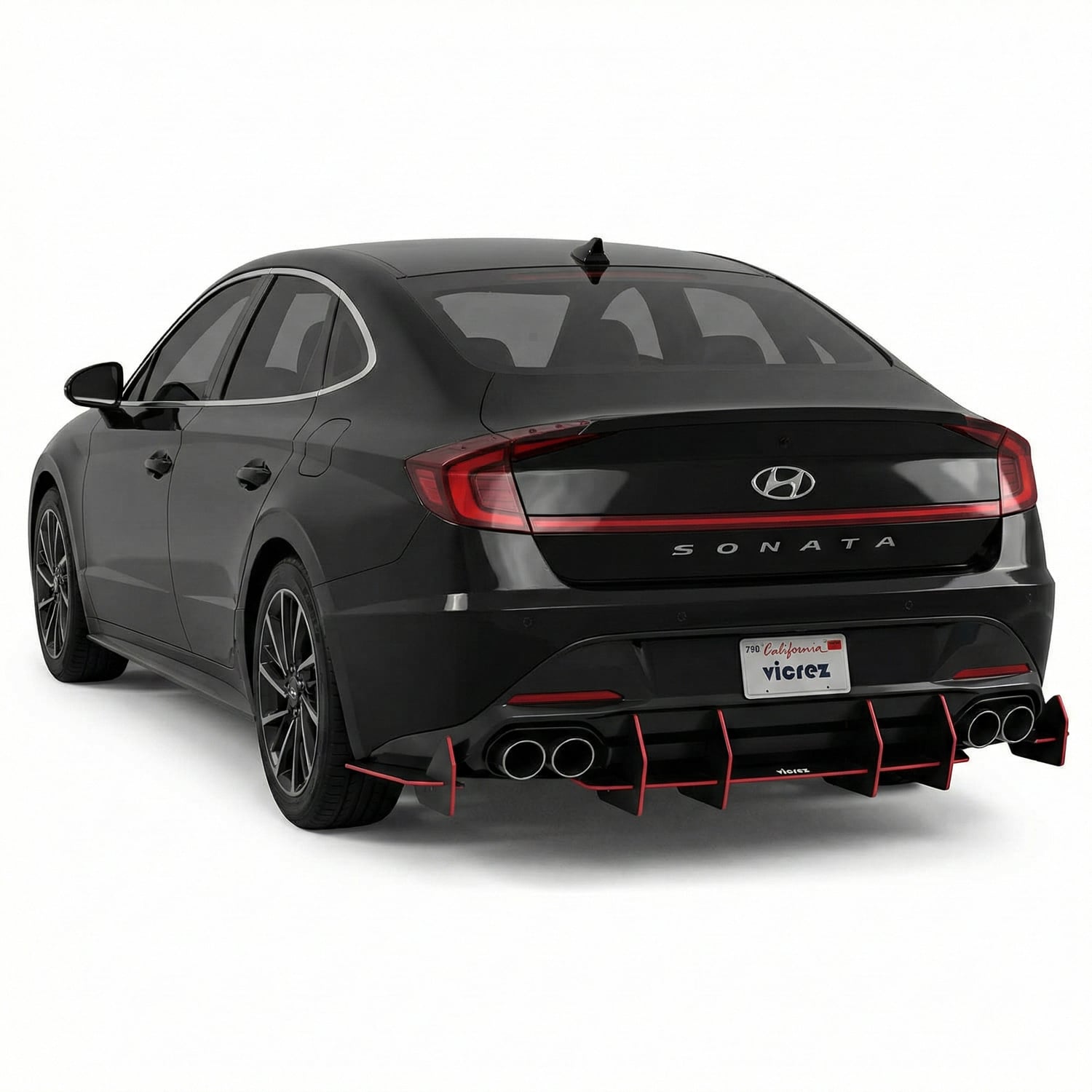 Vicrez Centa VR2 Rear Diffuser vz104059 | Hyundai Sonata 2017-2026