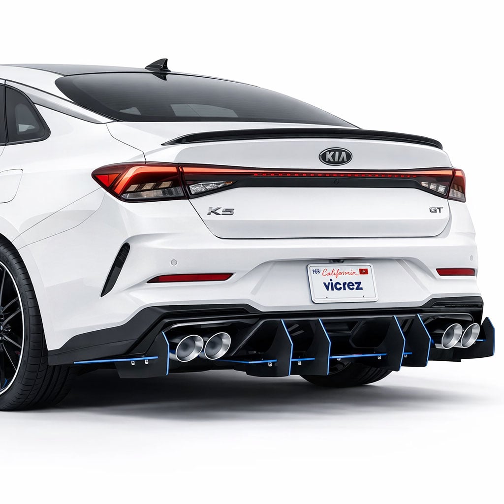 Vicrez Centa VR2 Rear Diffuser vz104131 | Kia K5 2021-2026