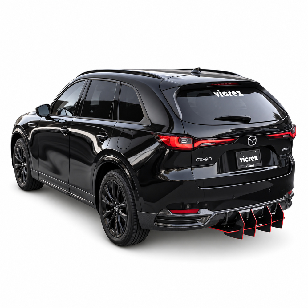 Vicrez Centa VR4 Rear Diffuser vz104167 | Mazda CX-90 2024-2026