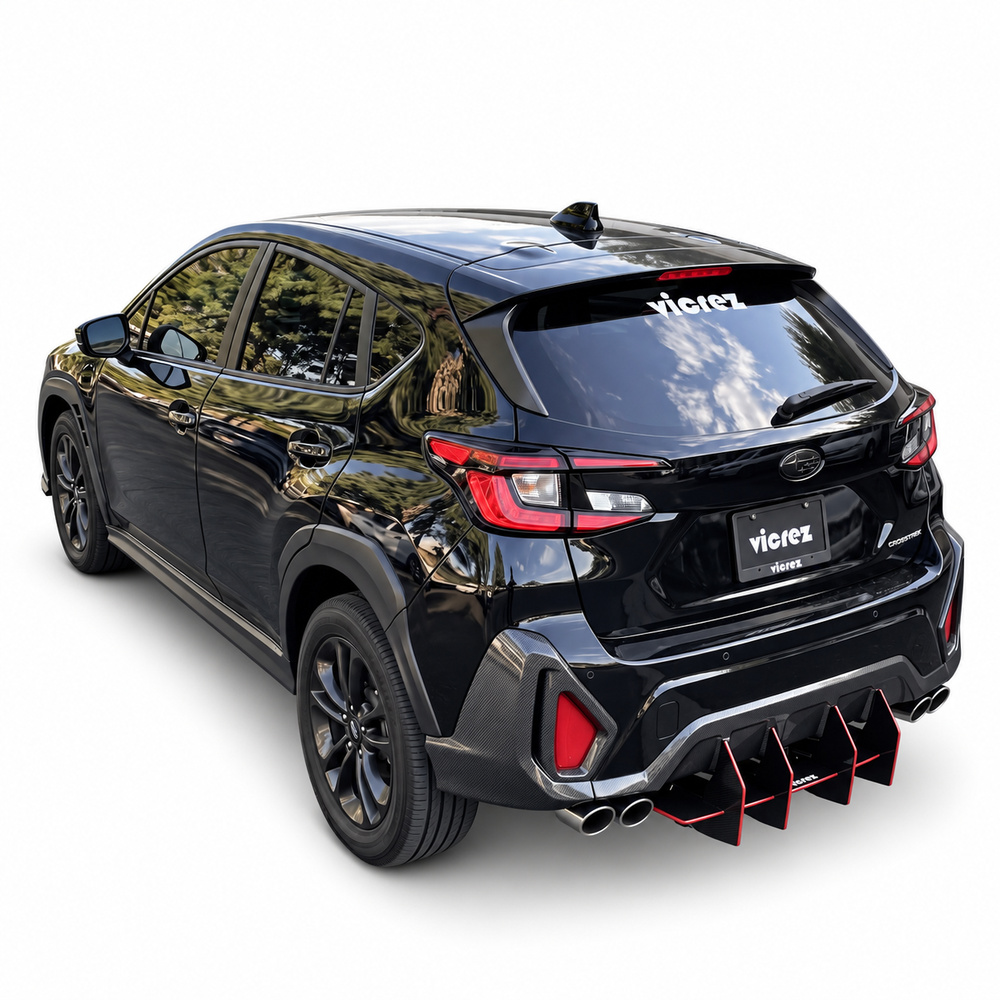 Vicrez Centa VR4 Rear Diffuser vz104247 | Subaru Crosstrek 2018