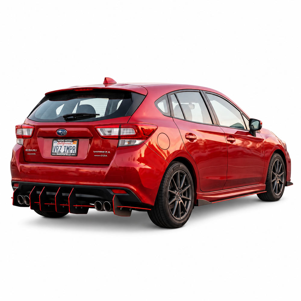 Vicrez Centa VR2 Rear Diffuser vz104263 | Subaru Impreza 2020-2026