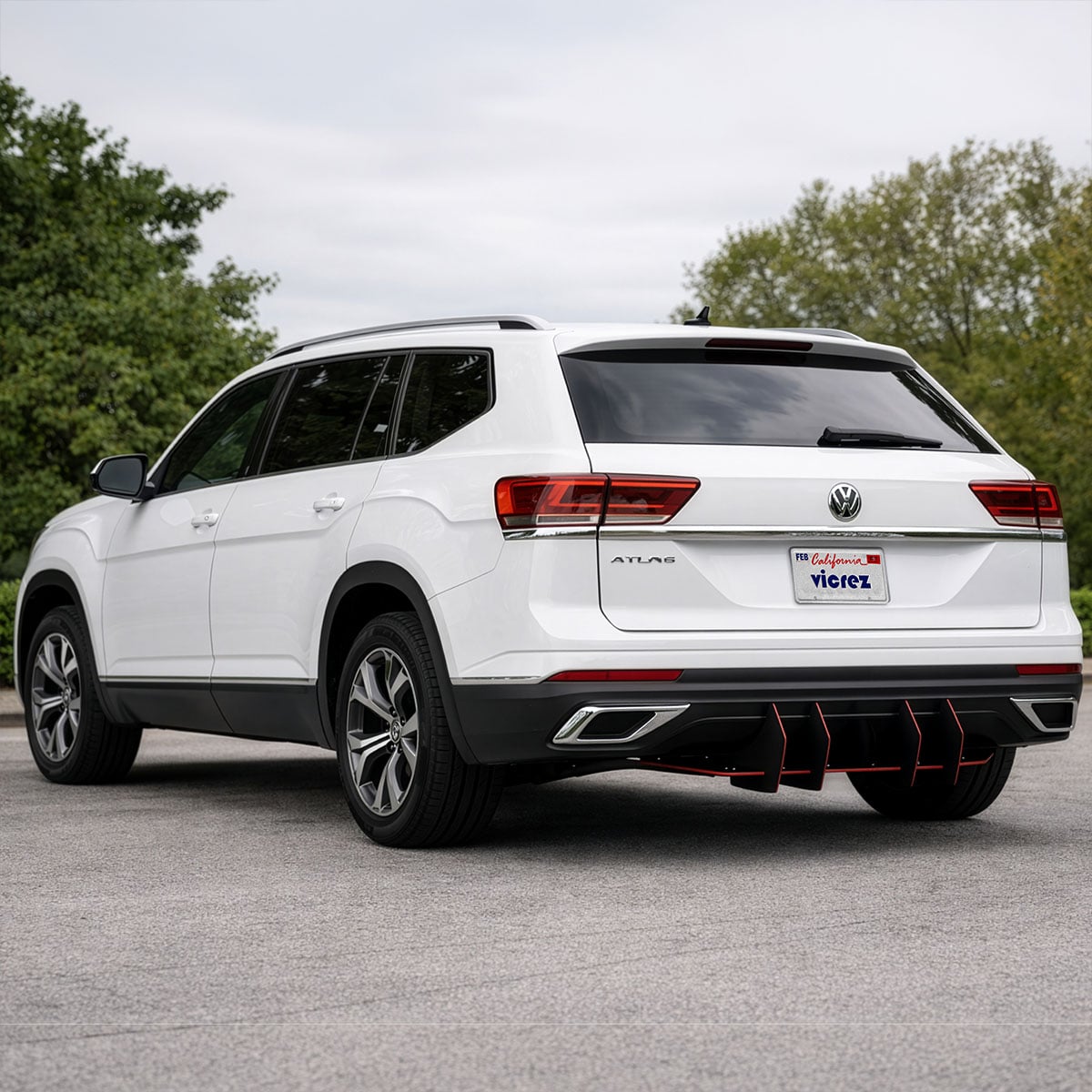 Vicrez Centa VR4 Rear Diffuser vz104303 | Volkswagen Atlas 2020