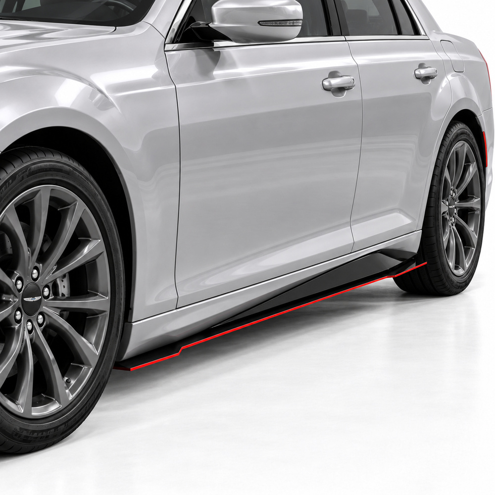 Vicrez V7R Side Skirt Splitters vz104700 | Chrysler 300 2017-2024