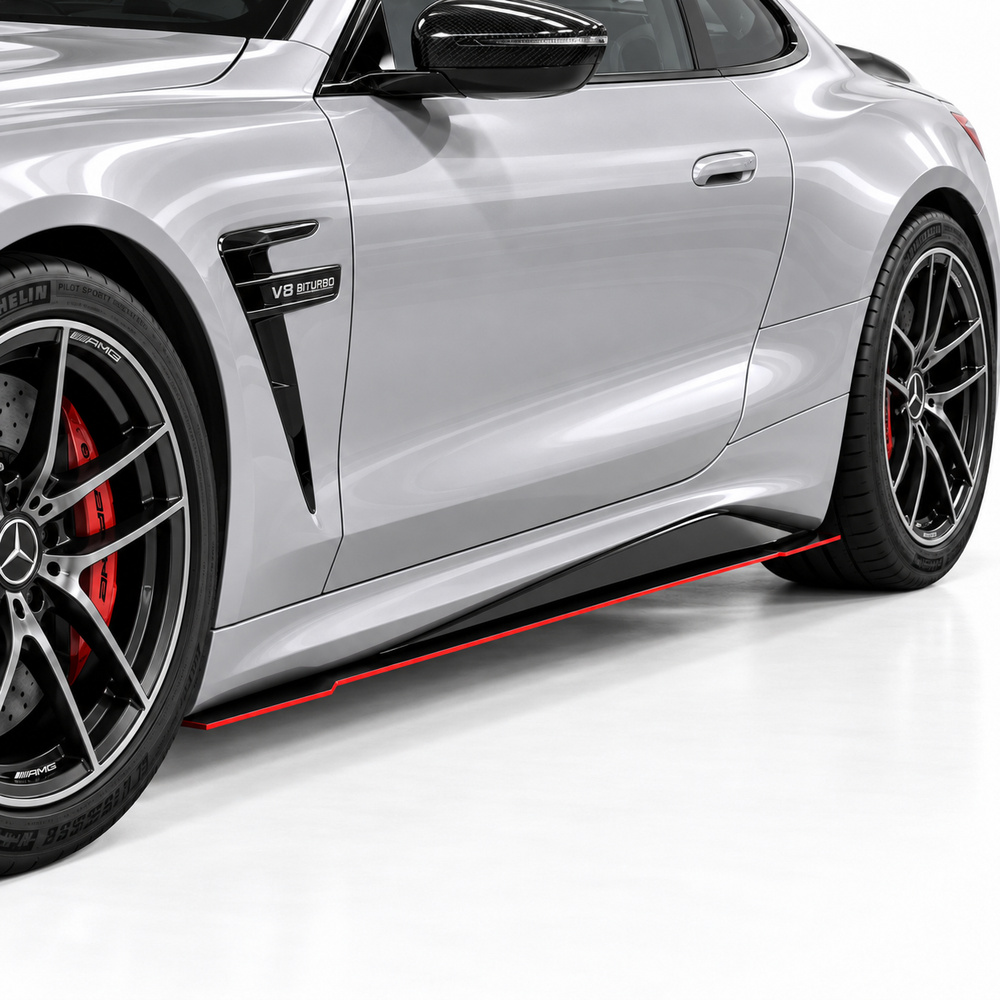 Vicrez V7R Side Skirt Splitters vz104725 | Mercedes-AMG GT 2019