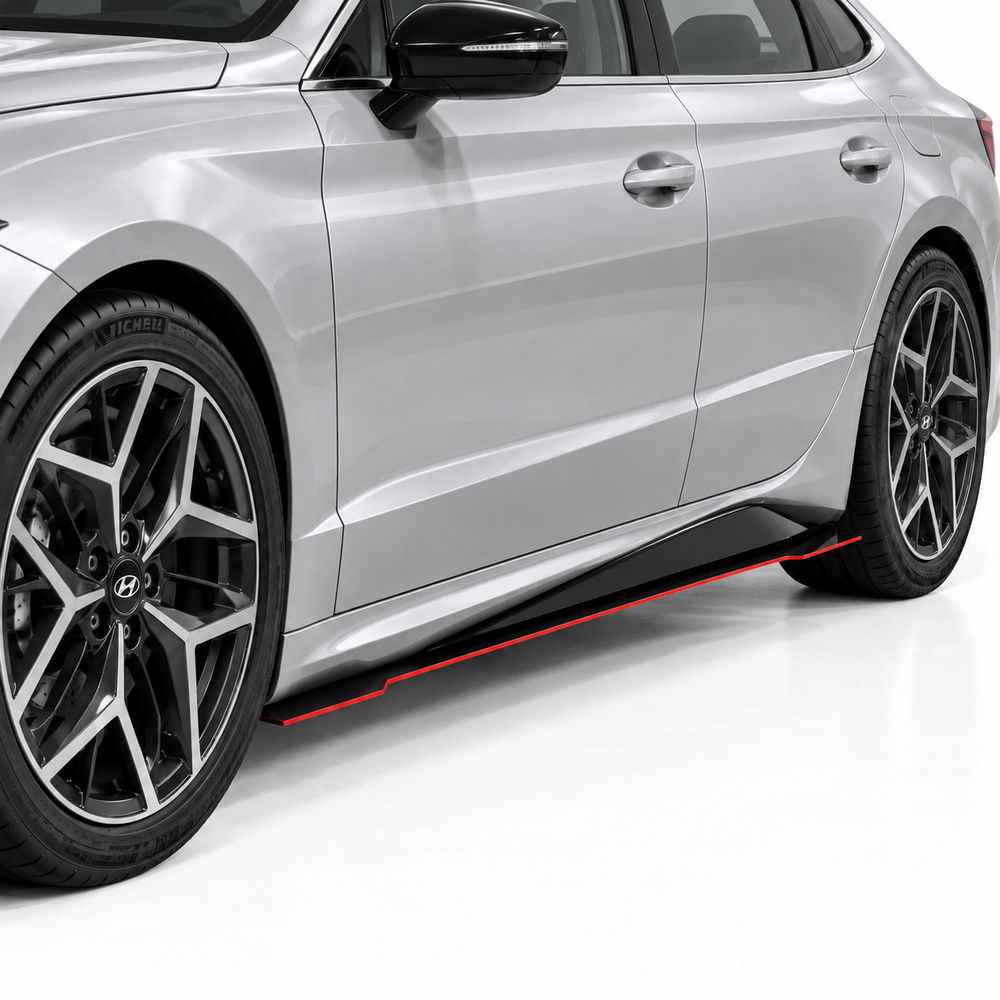 Vicrez V7R Side Skirt Splitters vz104742 | Hyundai Sonata 2017