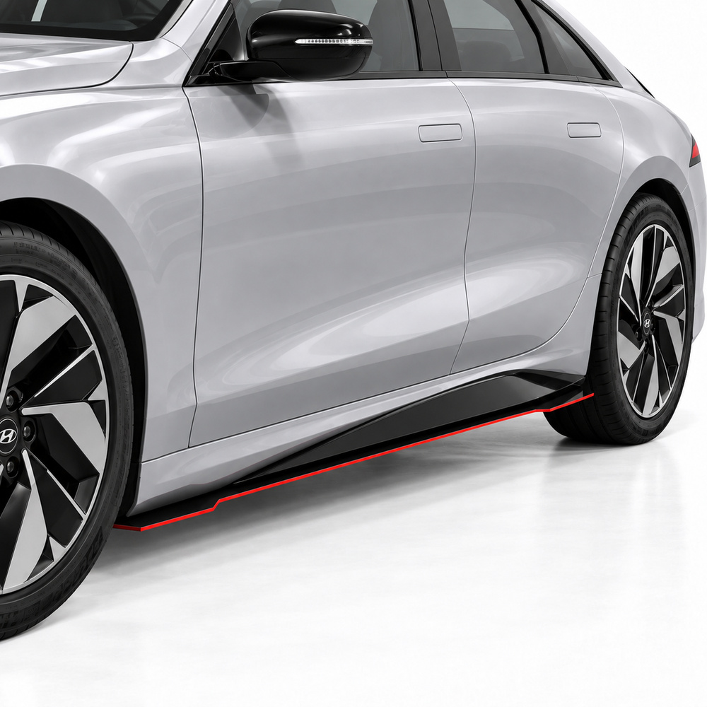 REVO LTZ AE74 7 ZPI HBF ik combi×WELDACT Vicrez V7R Side Skirt Splitters vz104743 | Hyundai Ioniq 6 2023