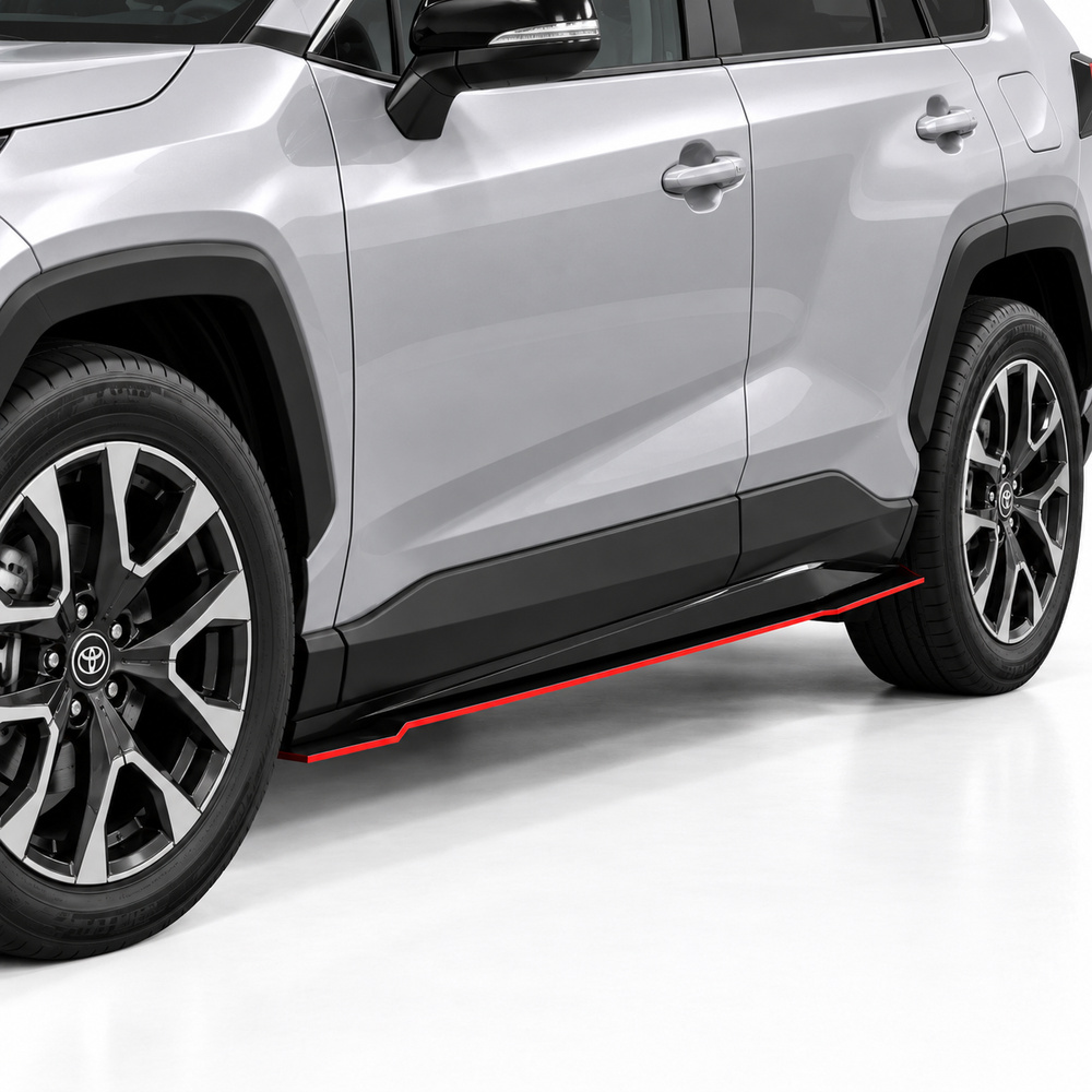 Vicrez V7R Side Skirt Splitters vz104816 | Toyota RAV4 2017-2026